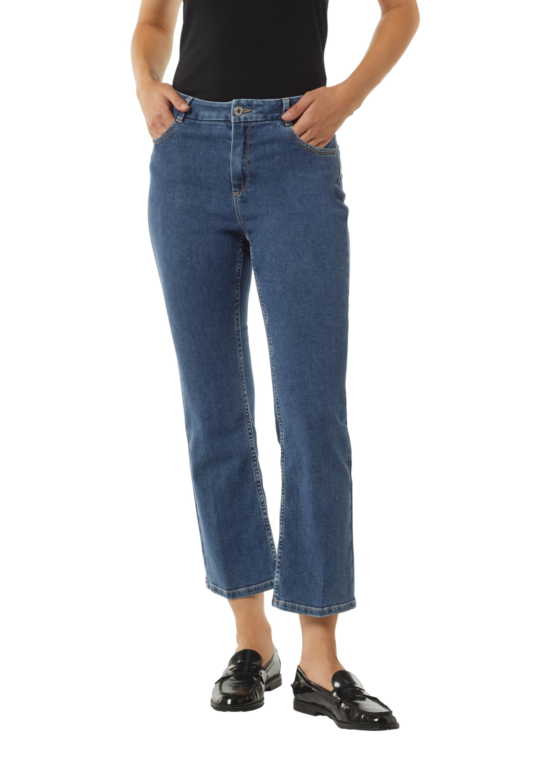 comma-ausgestellte-ankle-jeans-flared-gr-40 image 1