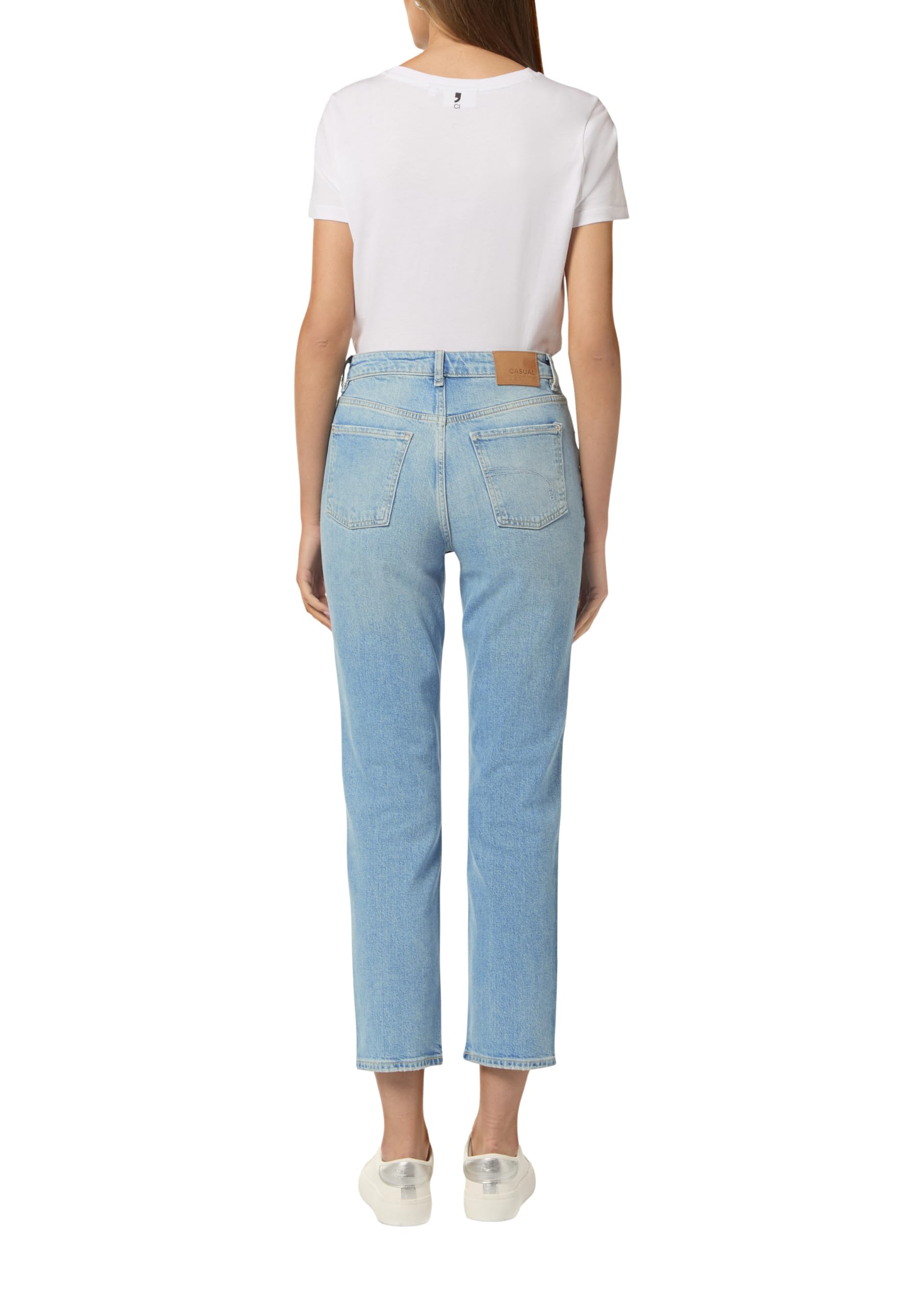 comma-straight-leg-jeans-damen-helle-waschung-46w-32l image 2