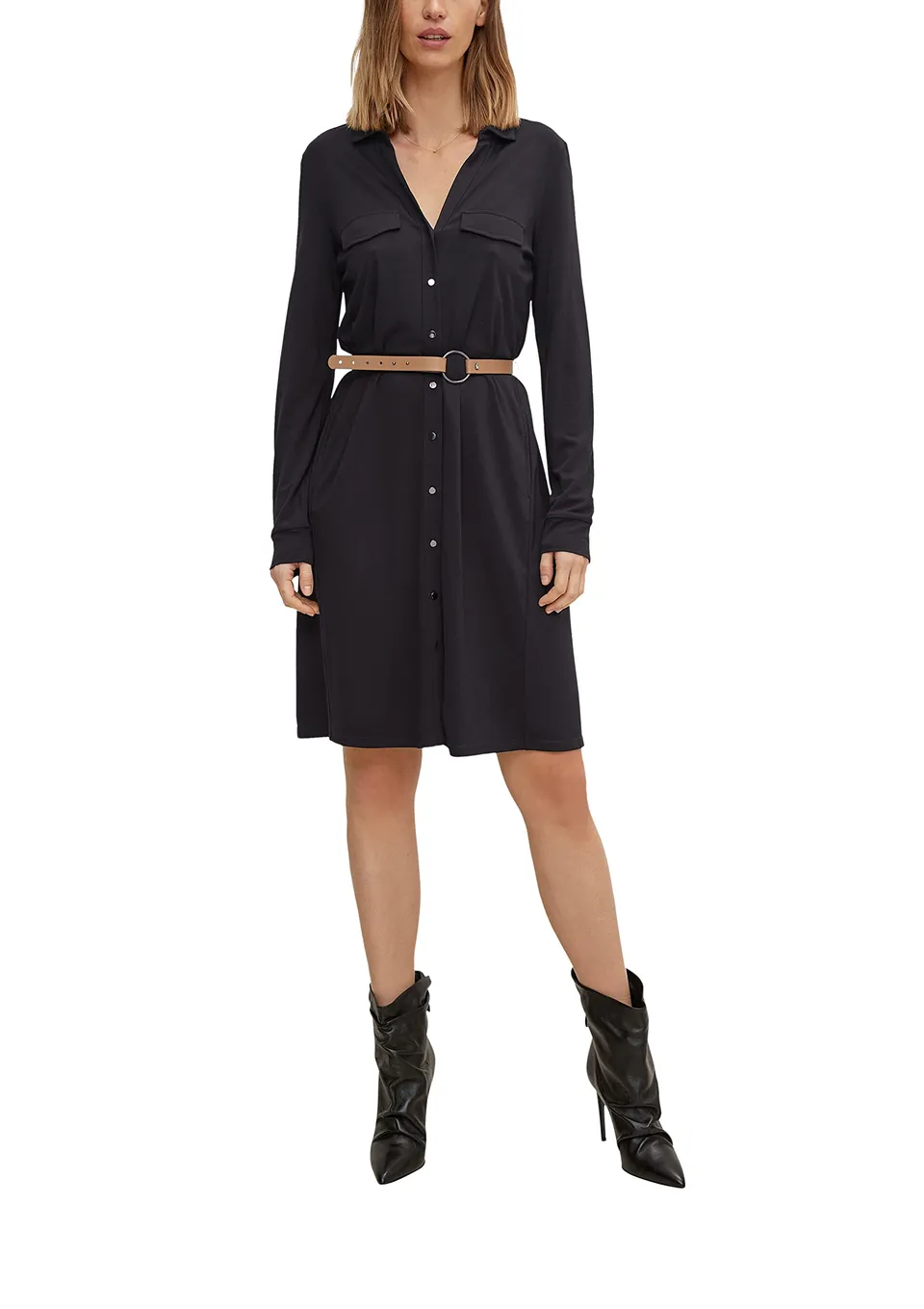 comma-kleid-kurz-damenkleid-business-alltagslook image 1