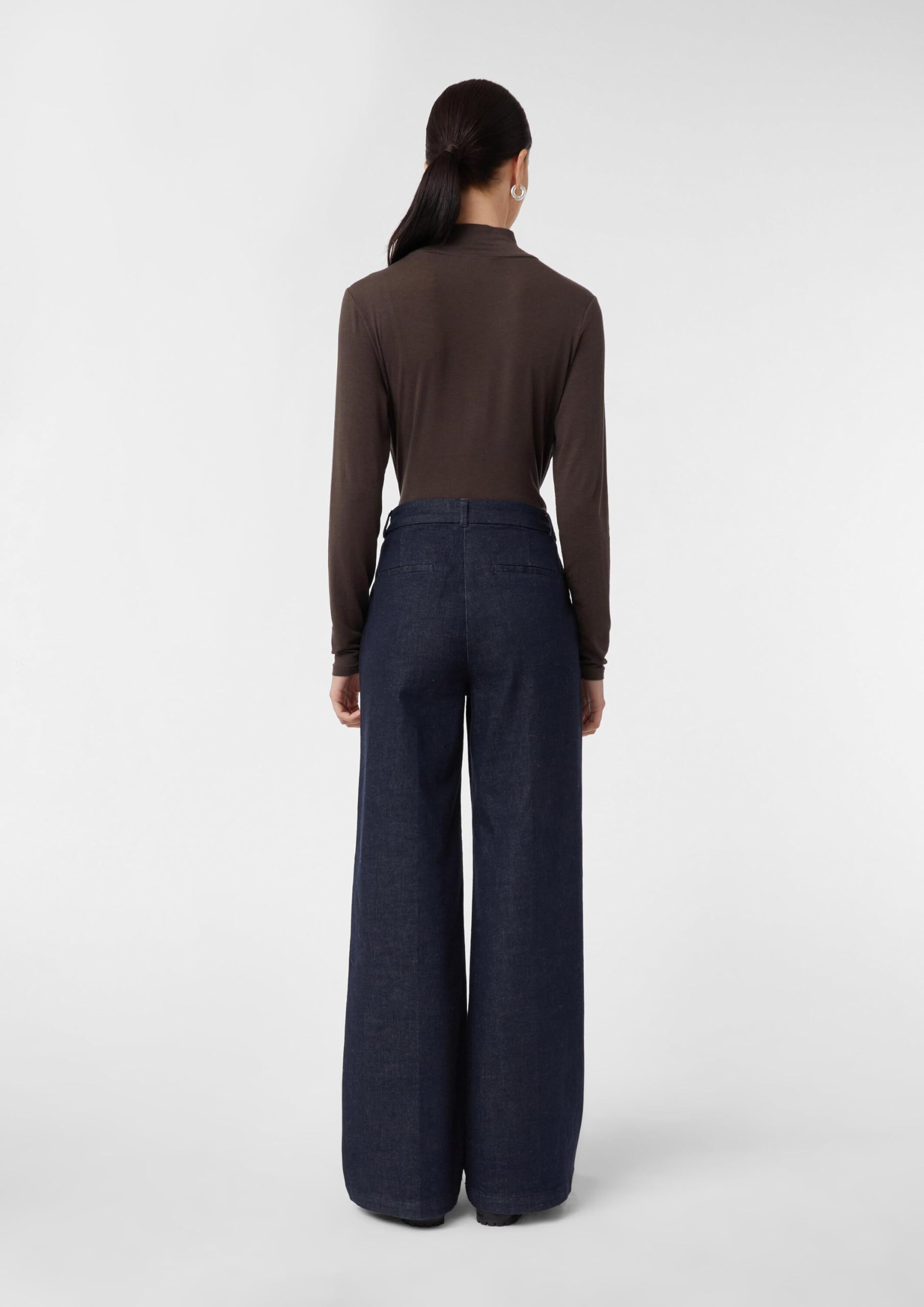 comma-tops-shirt-stehkragen-semitransparent-damen image 8