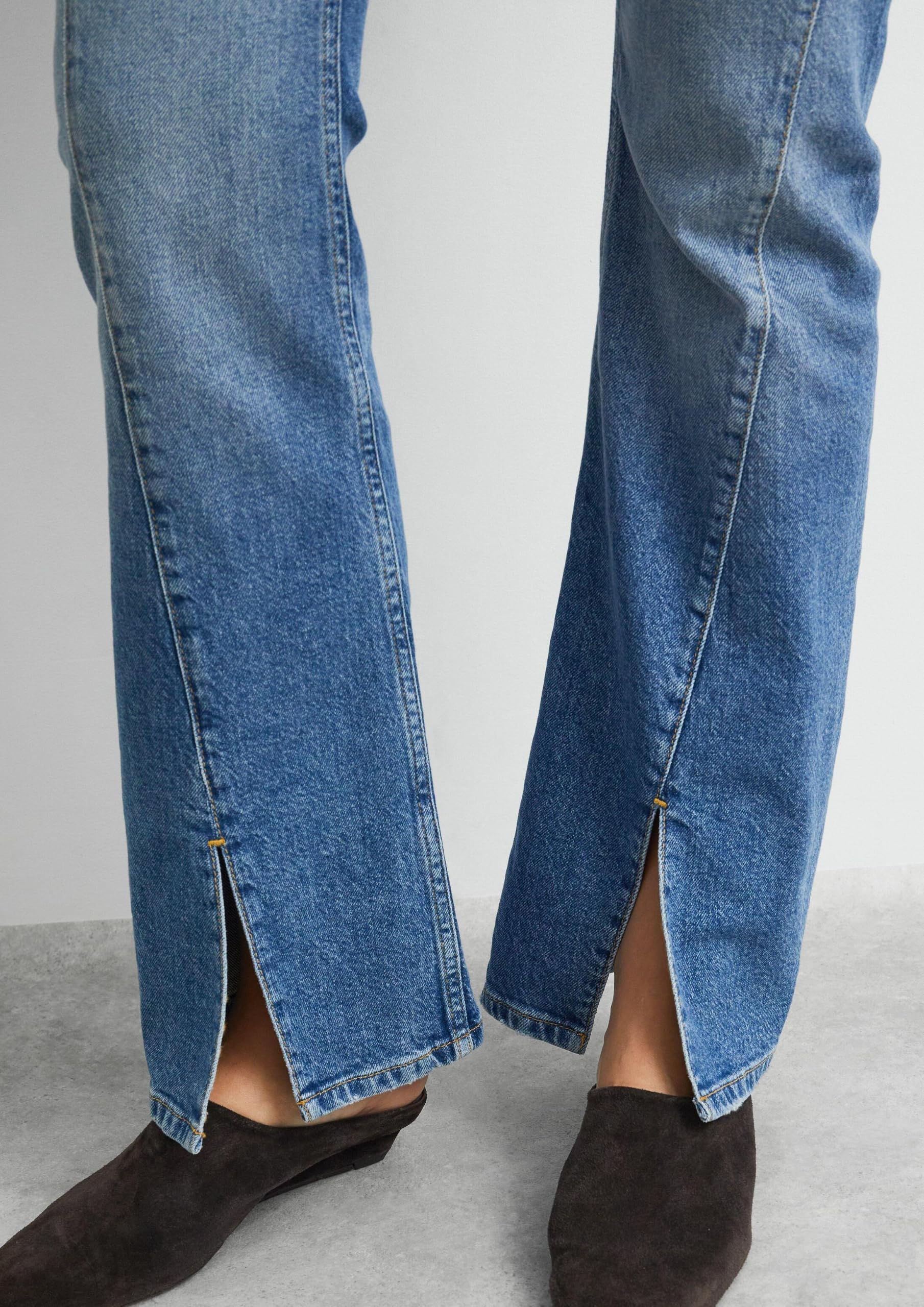 comma-jeans-flared-leg-gr-42-high-rise-waschung image 3
