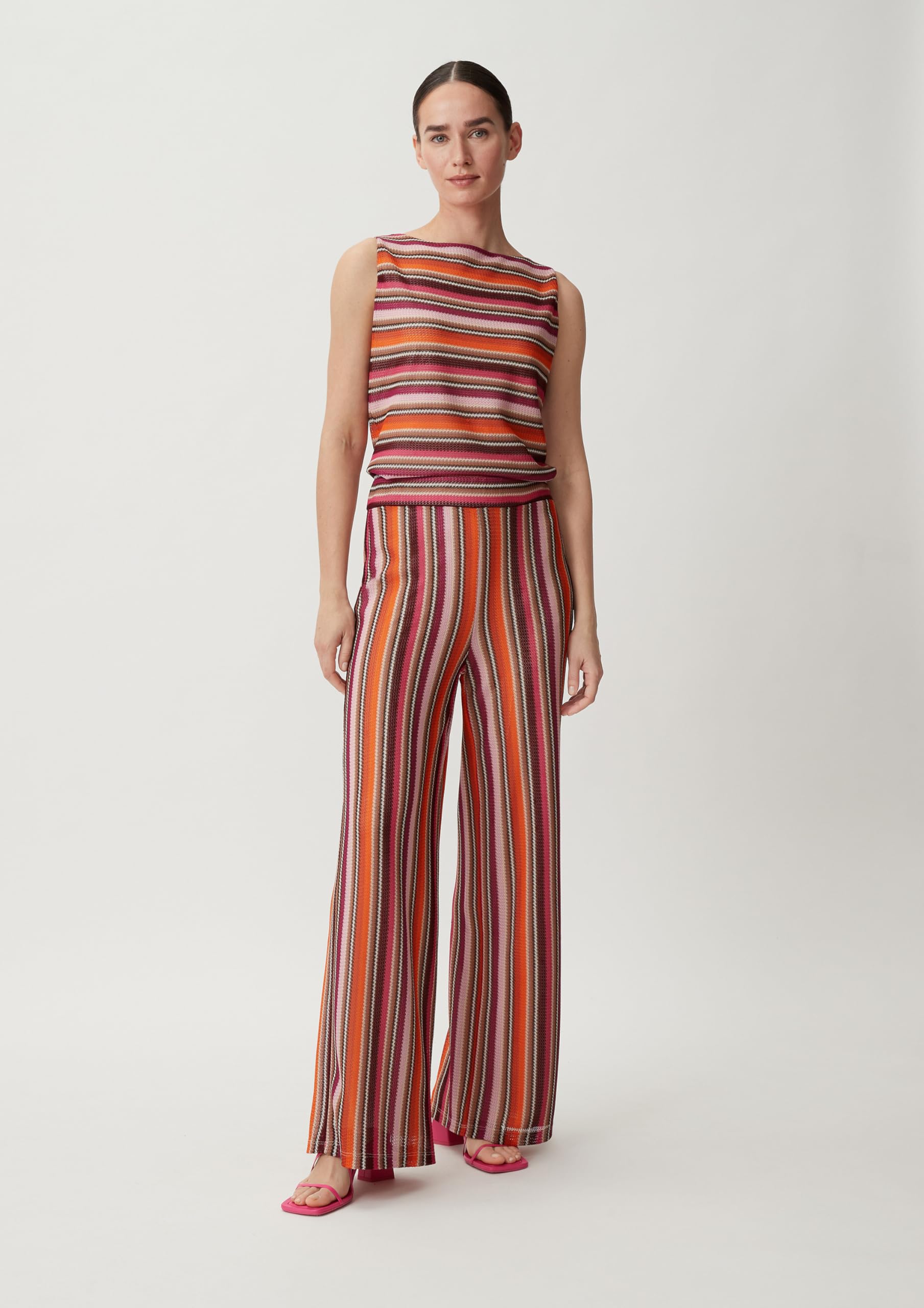 comma-trousers-2131495-hose-gr-36-streifen-lochmuster image 3
