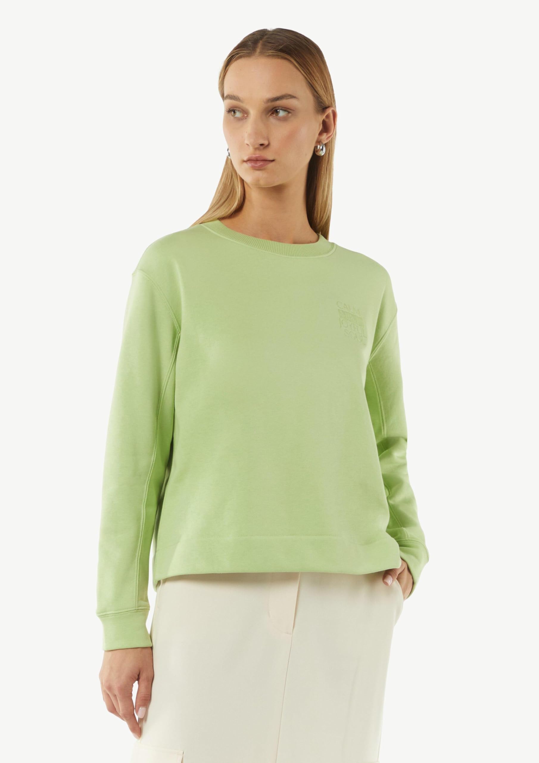 comma-sweatshirt-baumwollmix-damen-mit-stickerei image 5