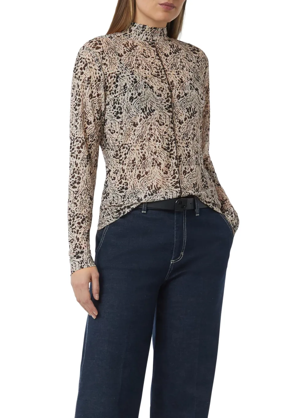 comma-2153735-t-shirt-longsleeve-allover-print-gr-40 image 1