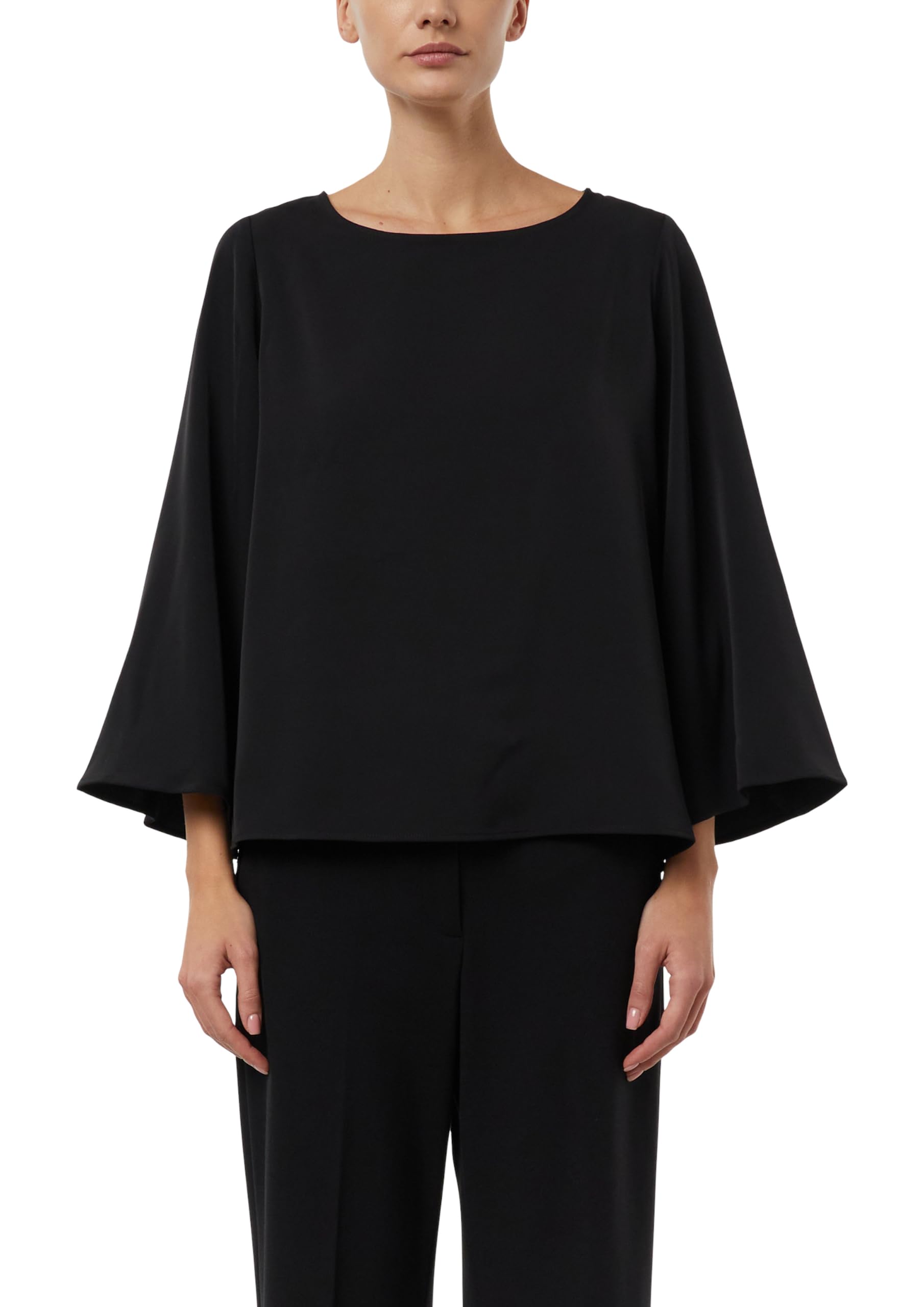 comma-blouses-bluse-weiter-rmel-schwarz-gr-38 image 8