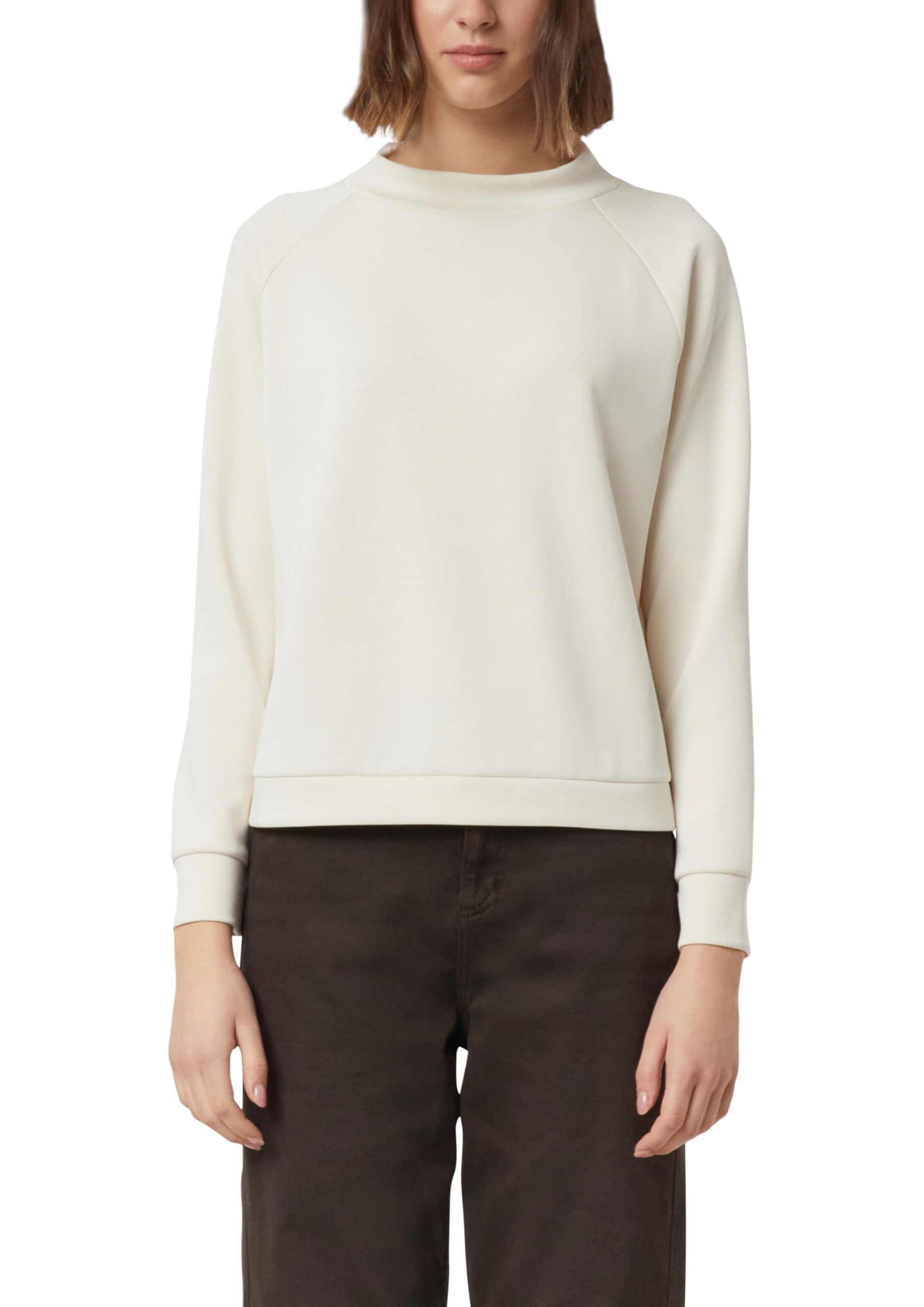 comma-2173971-sweatshirt-damen-creme-mit-stehkragen-gr-44 image 1