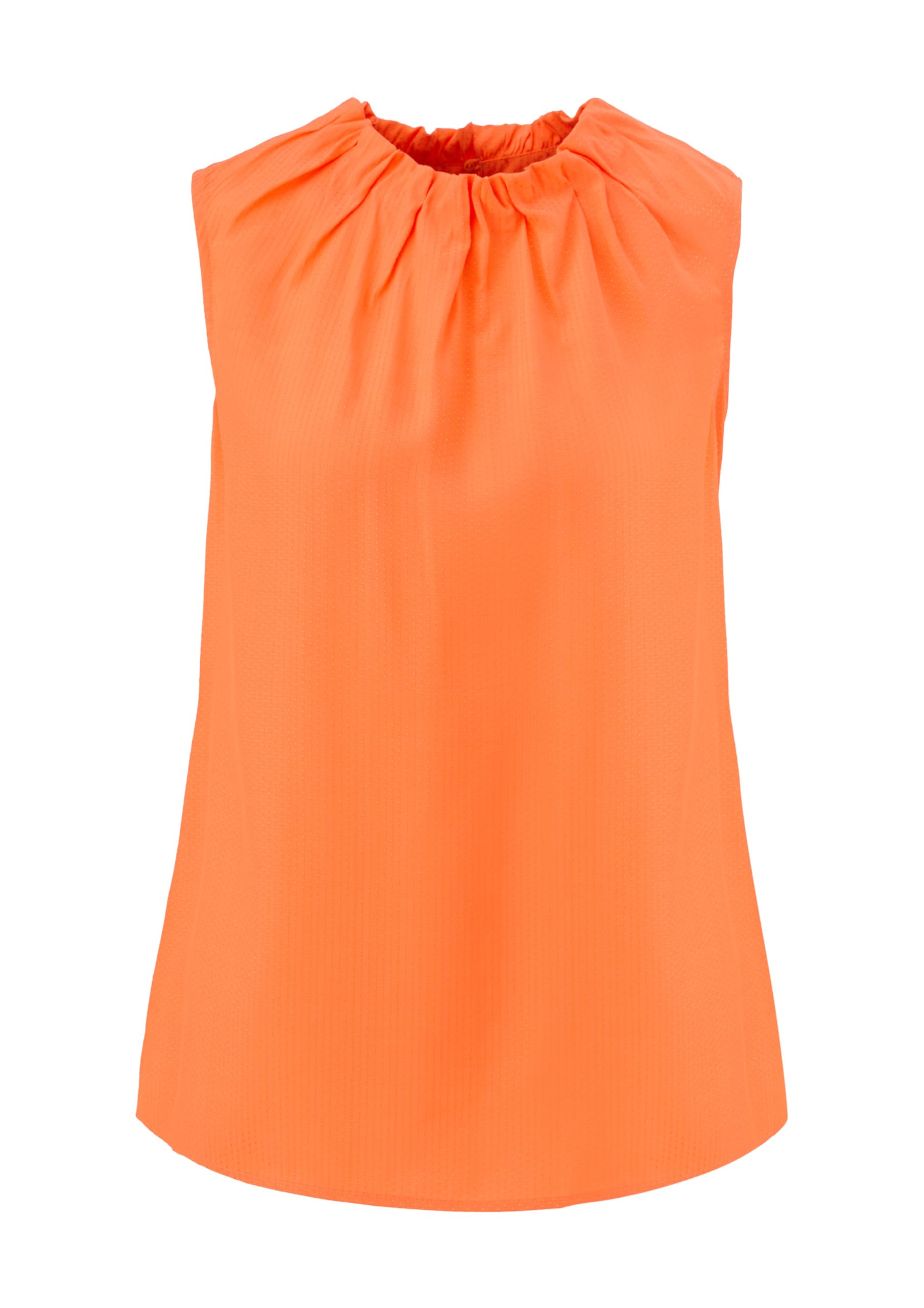 comma-blouses-viskosebluse-orange-gr-38-raffung image 4