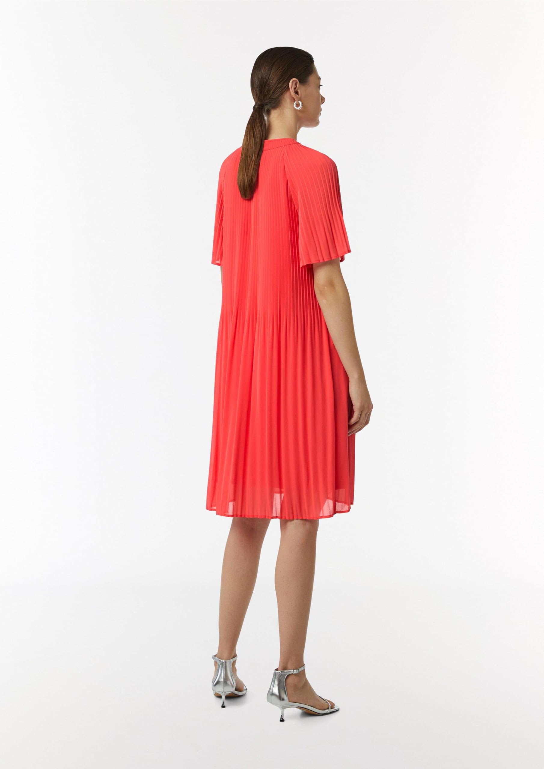 comma-2148473-midi-kleid-plissee-rosa-gr-e-40 image 8