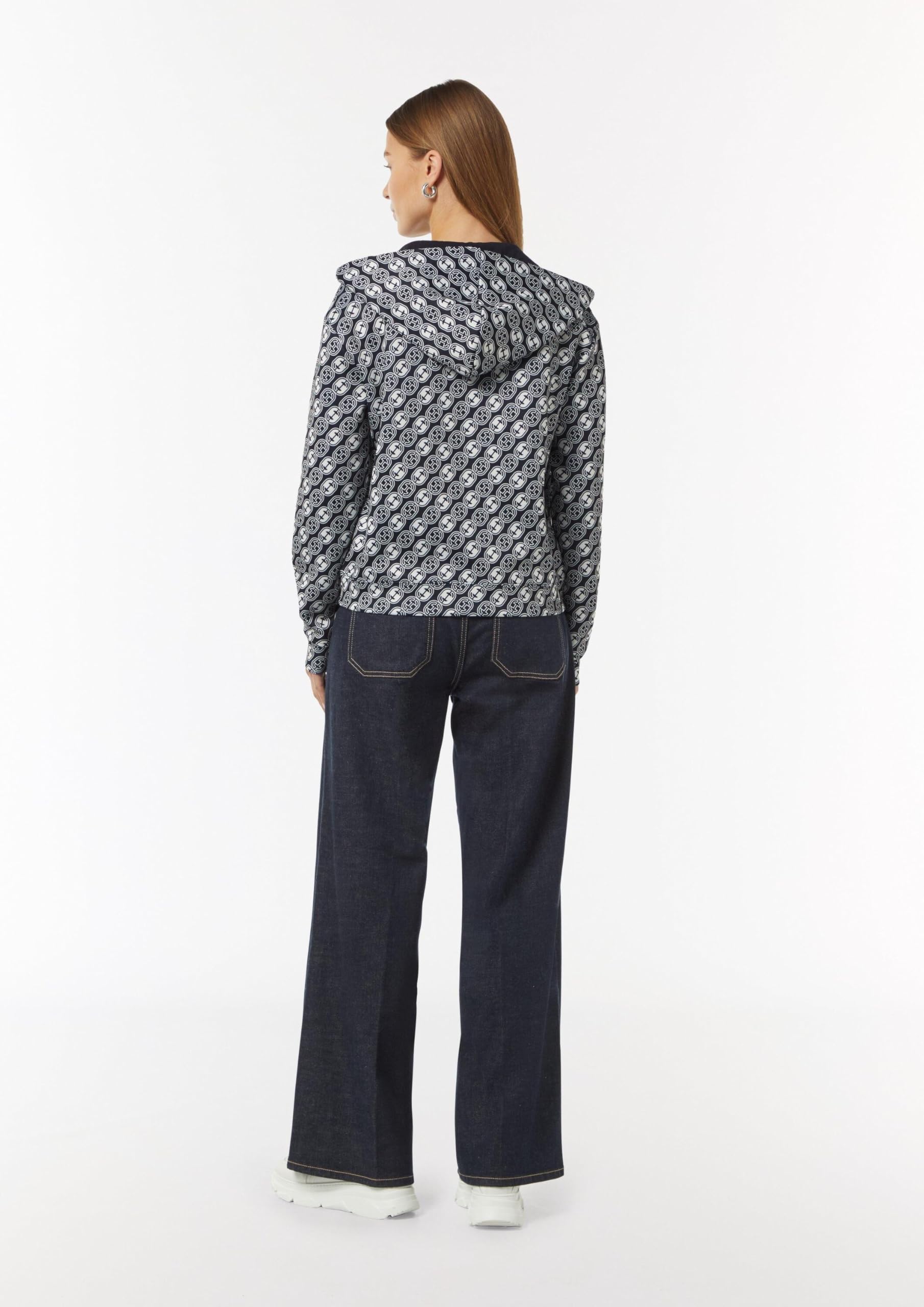 comma-jackets-sweat-jacke-kapuze-mit-icon-muster image 8