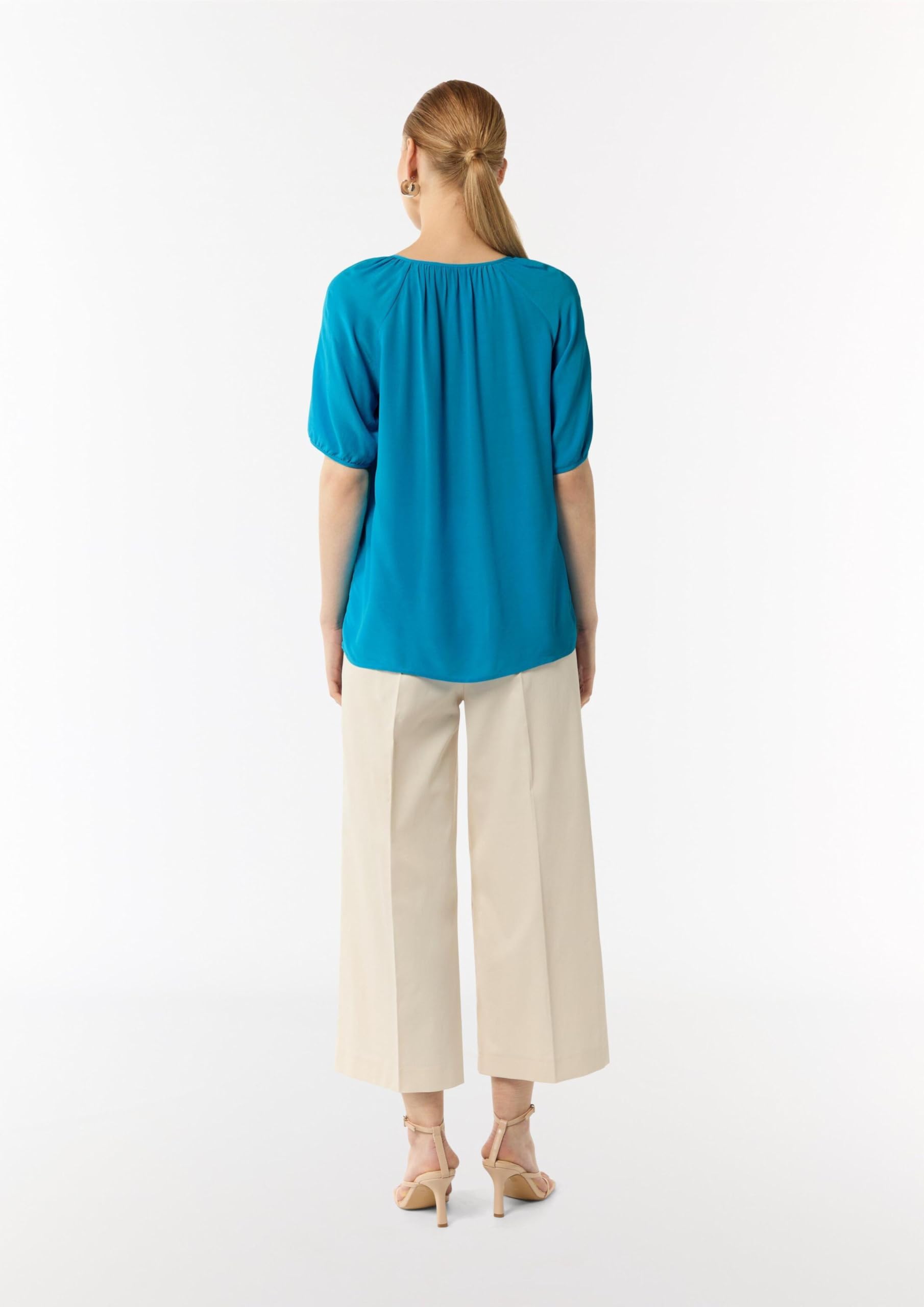 comma-cr-pe-bluse-volumin-se-rmel-blue-green-6264 image 6