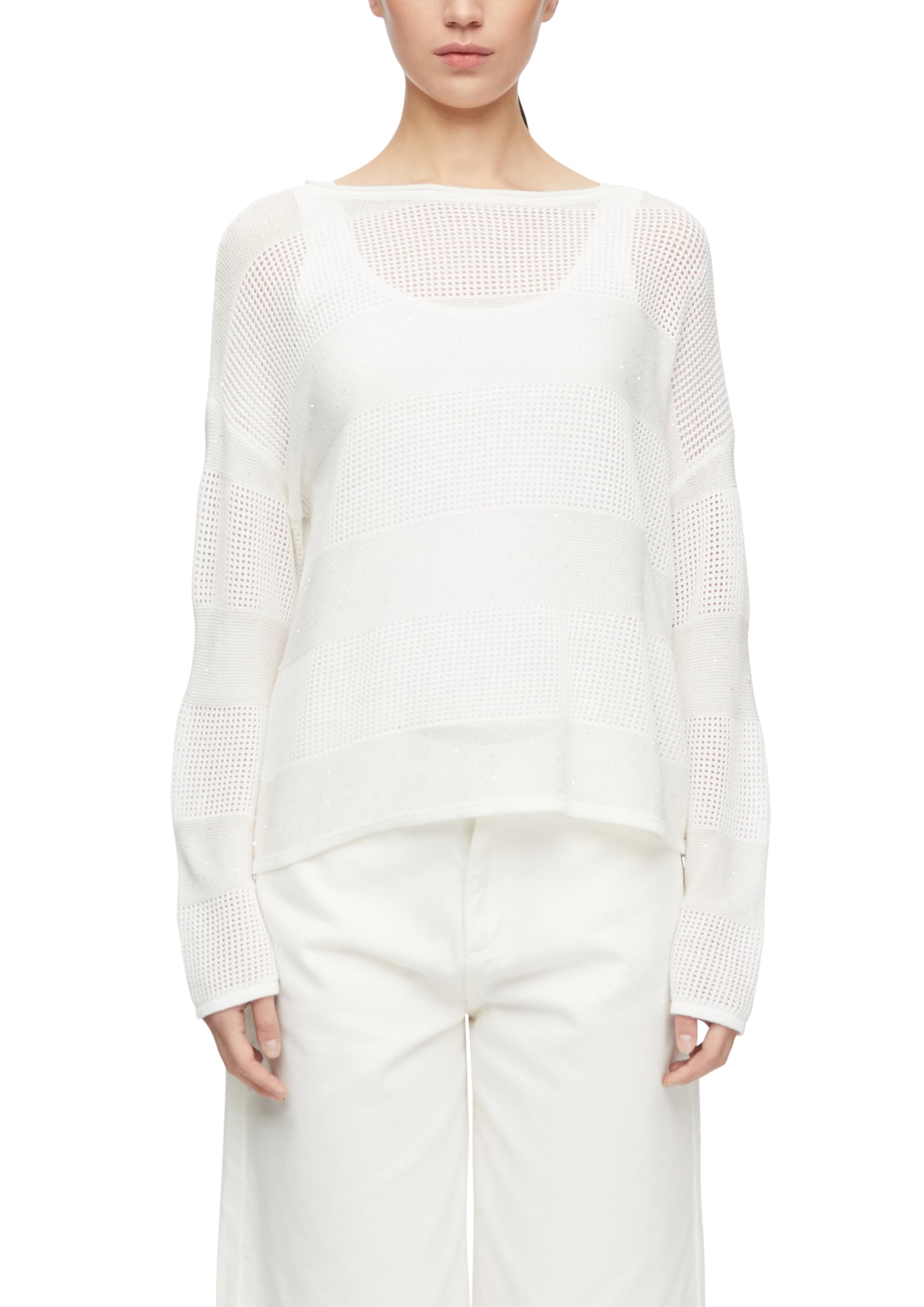 comma-knitwear-strickpullover-ajour-pailletten-34 image 1