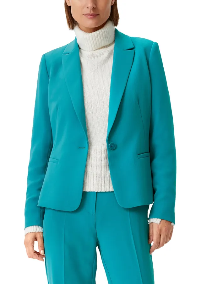 comma-blazer-2140424-damen-t-rkisblau-gr-e-36 image 1
