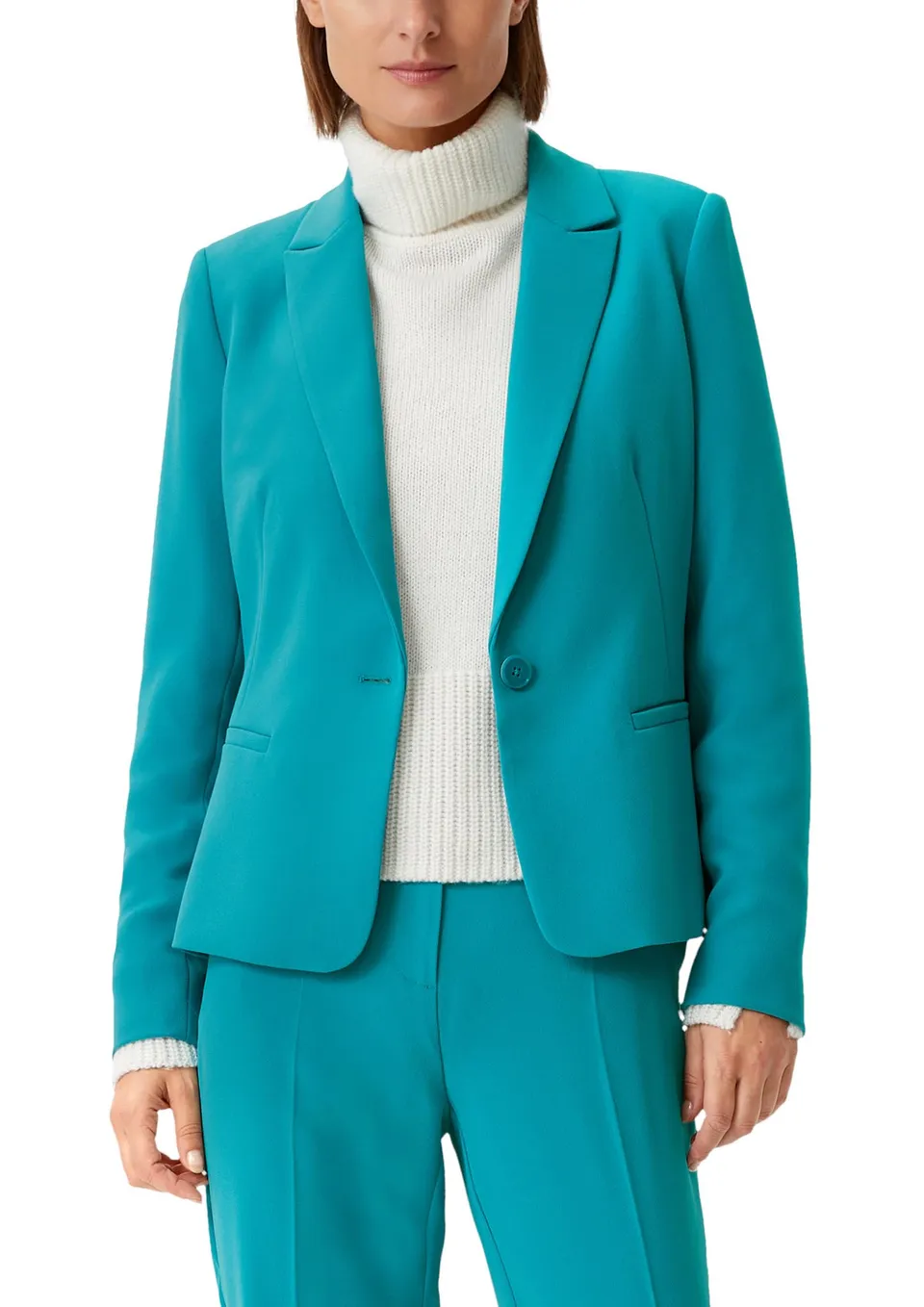 comma-blazer-2140424-damen-t-rkisblau-gr-e-36 image 1