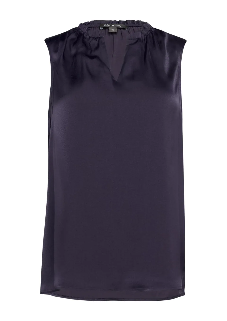 comma-tops-satintop-elastisch-gr-e-46-aubergine image 1