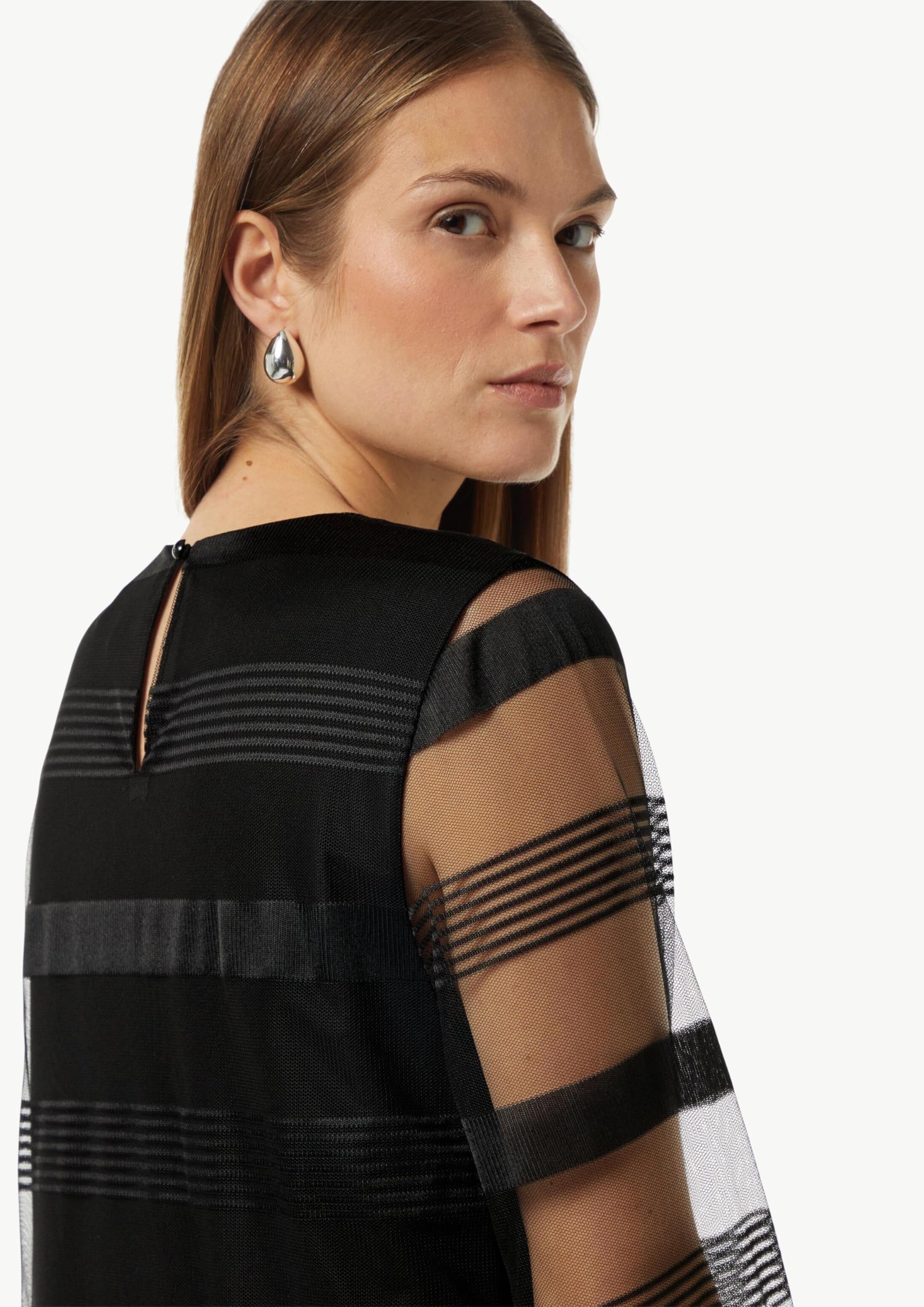 comma-mesh-kleid-gestreift-damen-gr-e-36-rundhals image 4