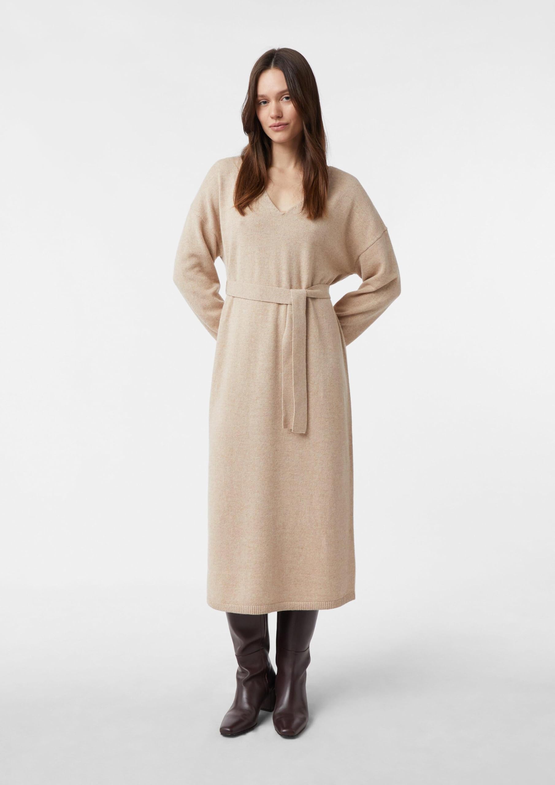 comma-midi-kleid-wollmix-gr-e-34-mit-g-rtel image 7