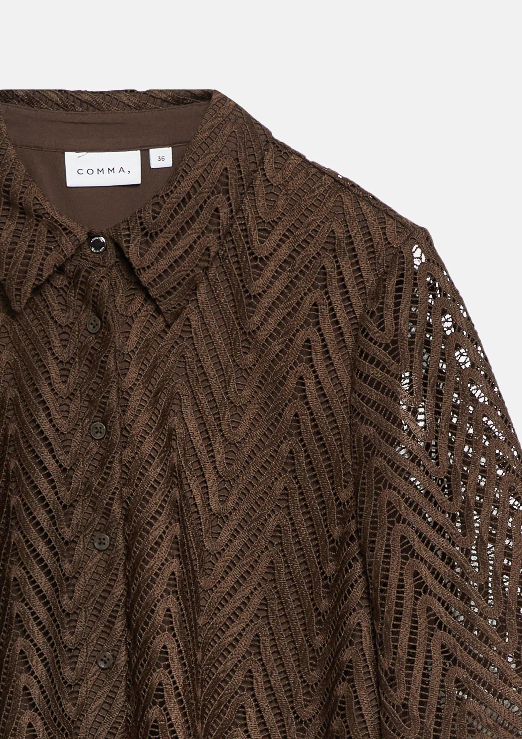comma-blouses-spitzenbluse-viskose-wei image 5