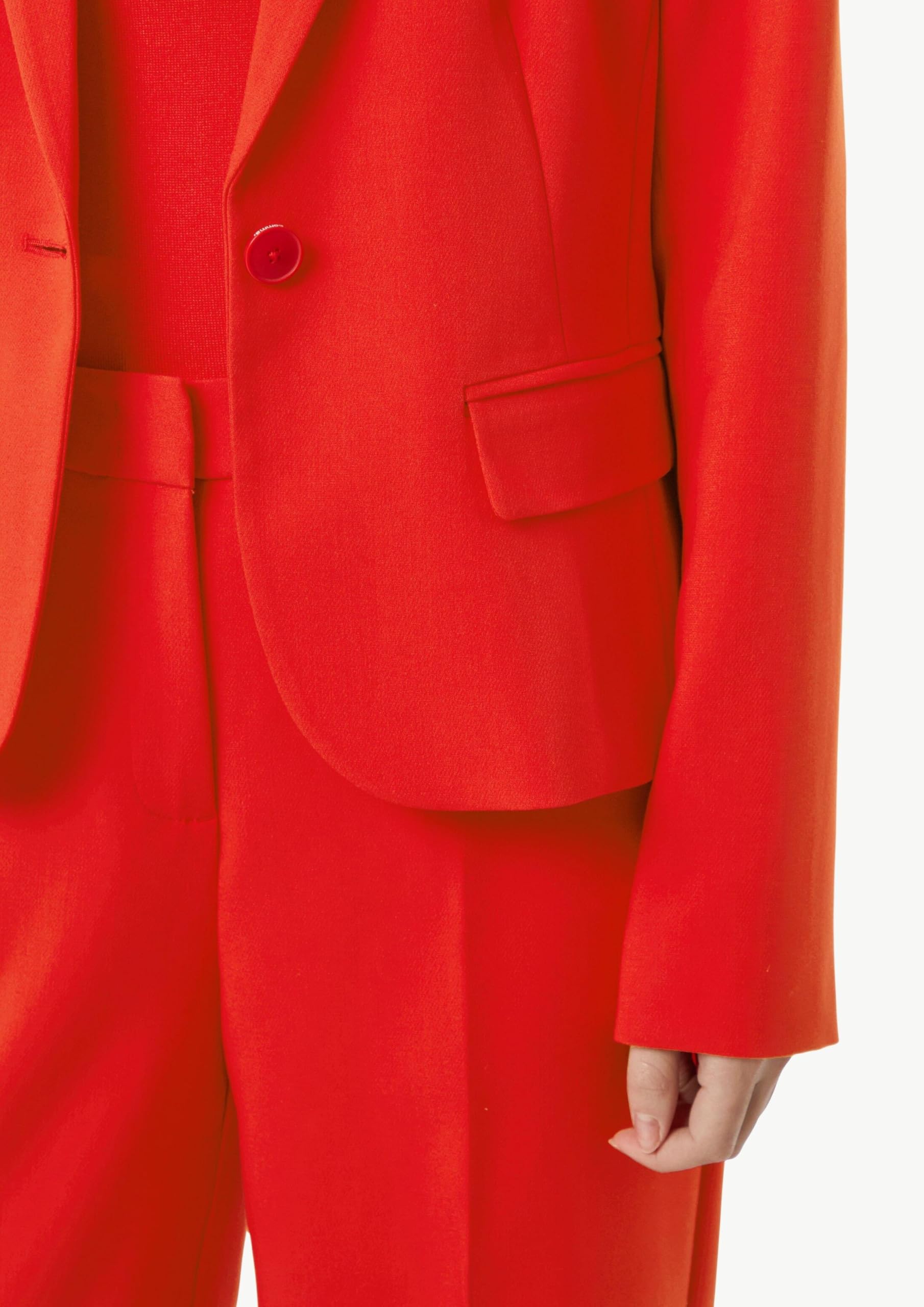 comma-taillierter-blazer-mit-pattentaschen-blazer-gr-36 image 4