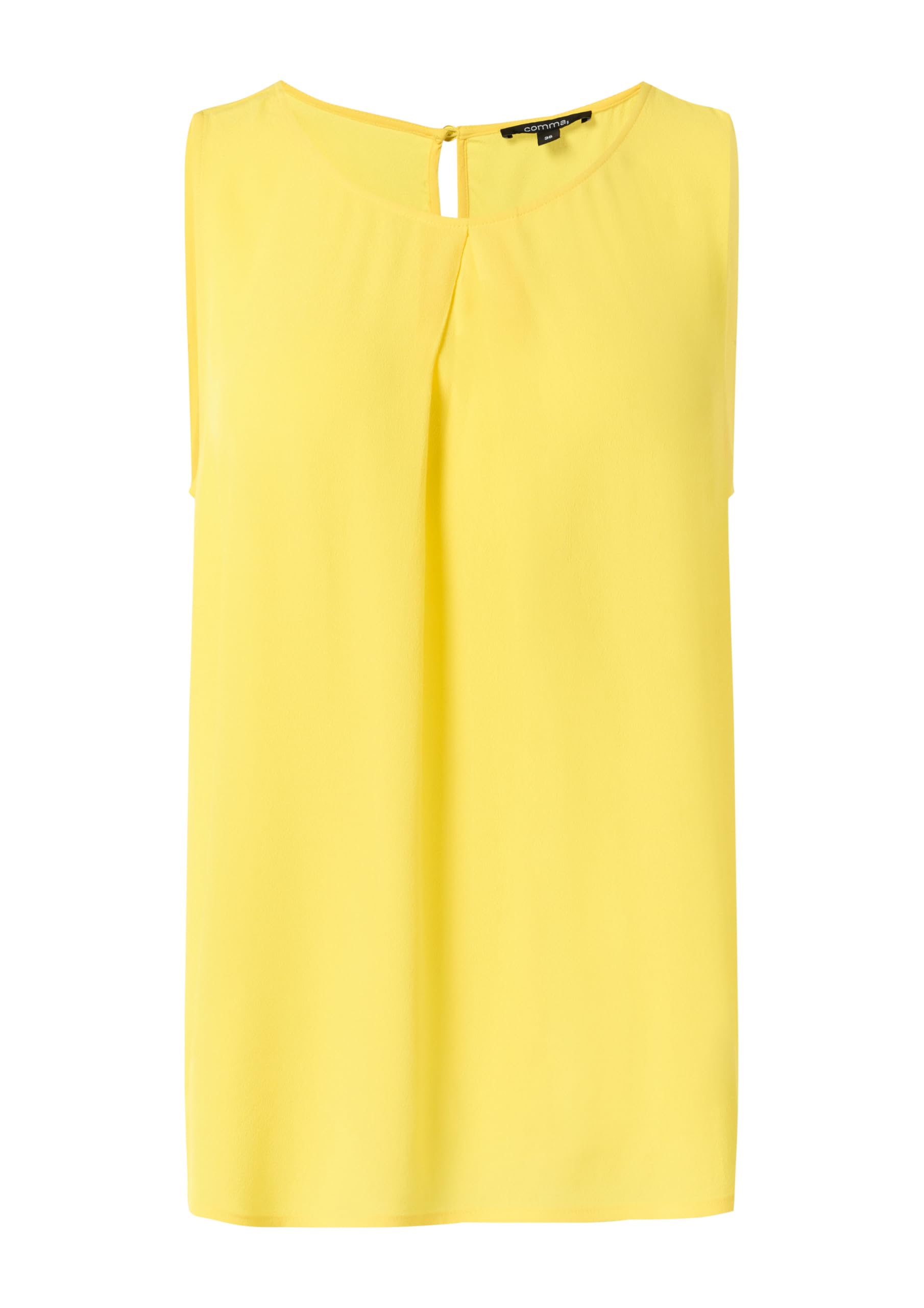 comma-t-shirt-2148537-damen-zitrone-viskose-gr-38 image 3