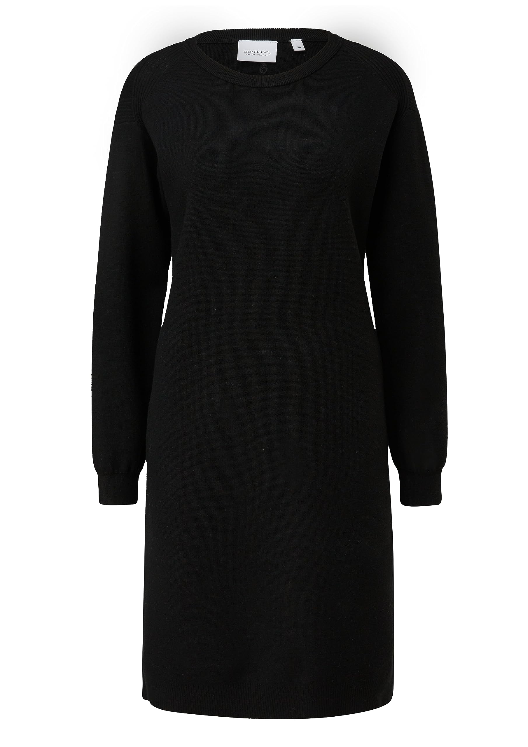 comma-kleid-2134952-strick-gr-36-grau-viskose image 6