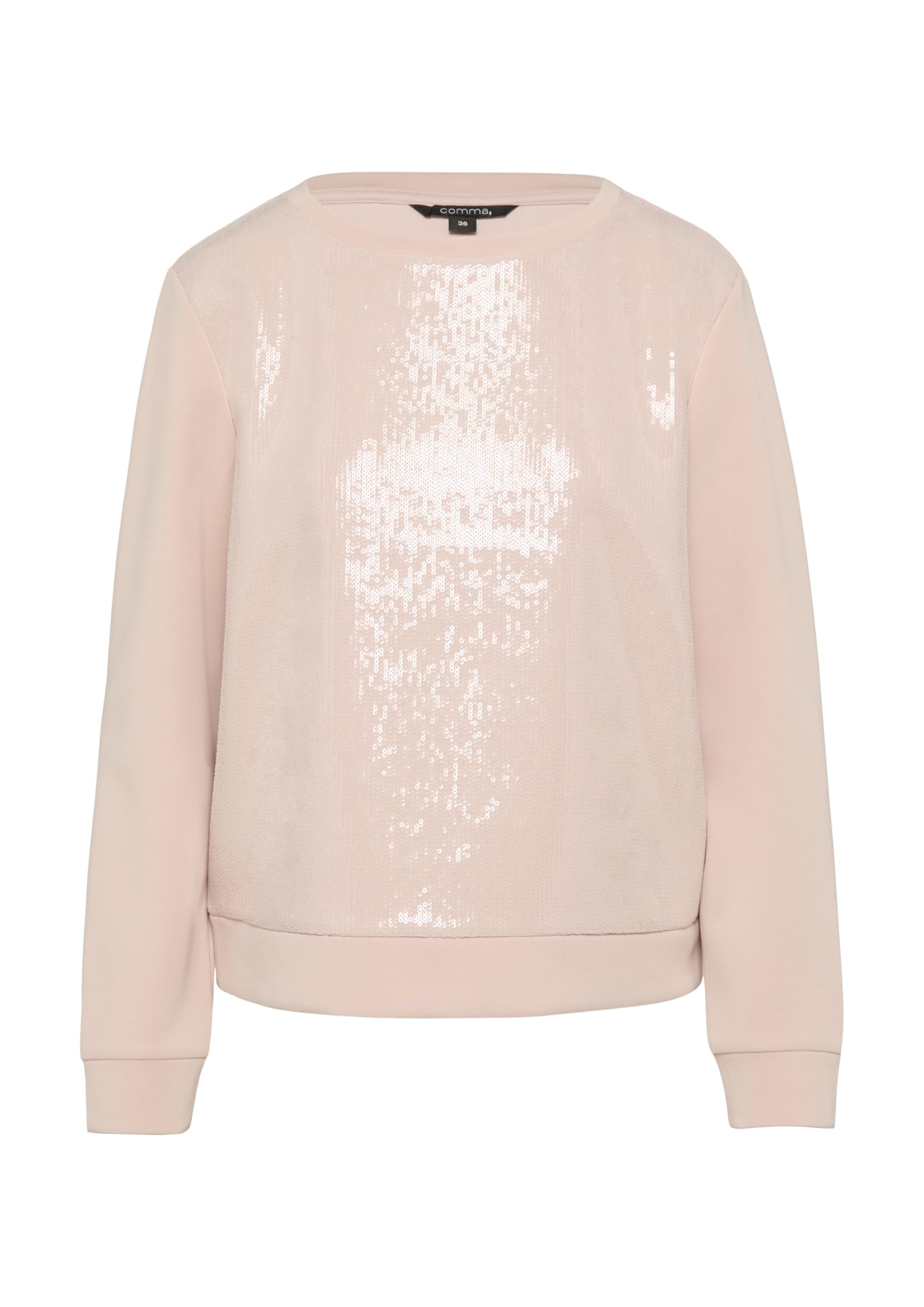 comma-sweatshirt-pailletten-besatz-damenpullover-casual image 4
