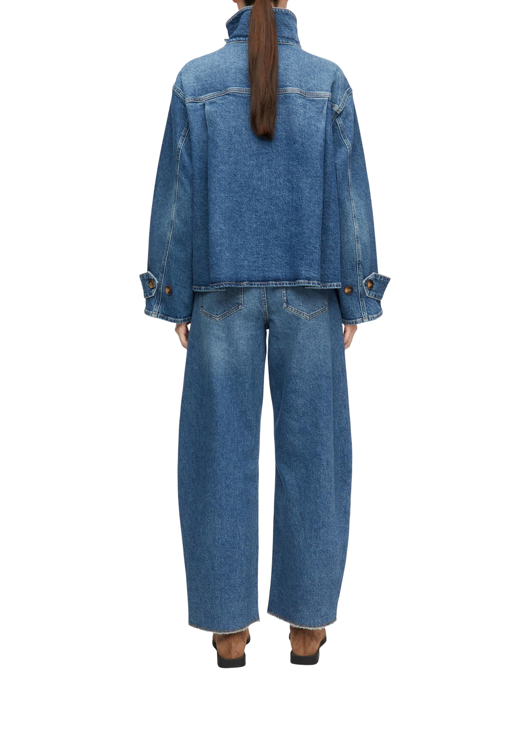 comma-jeans-hose-barrel-leg-denim-weit-blau image 3