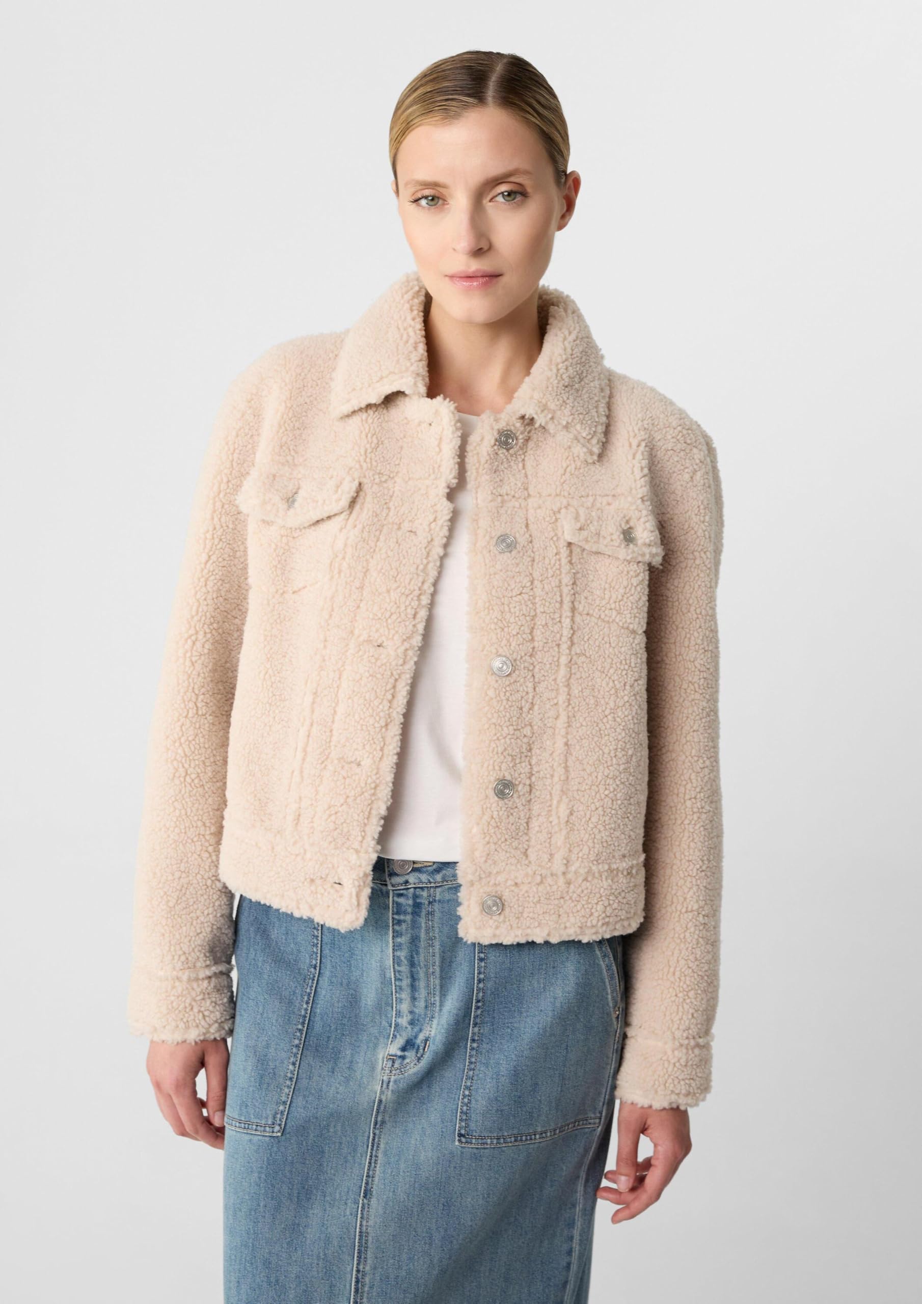 comma-teddy-jacke-damenjacke-kurz-hemdkragen-pl-sch image 8