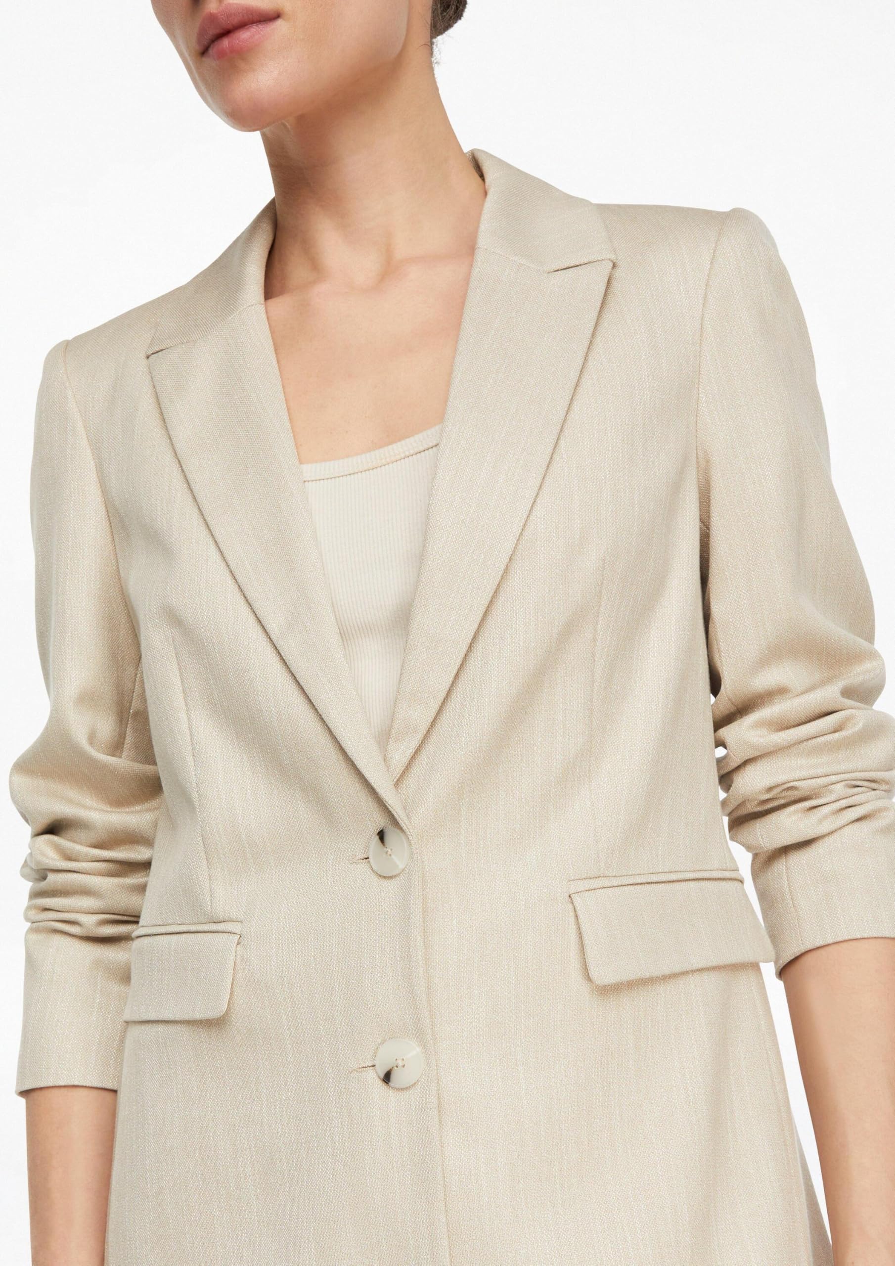 comma-blazer-mit-glitzergarn-tailliert-festlich-damen image 4