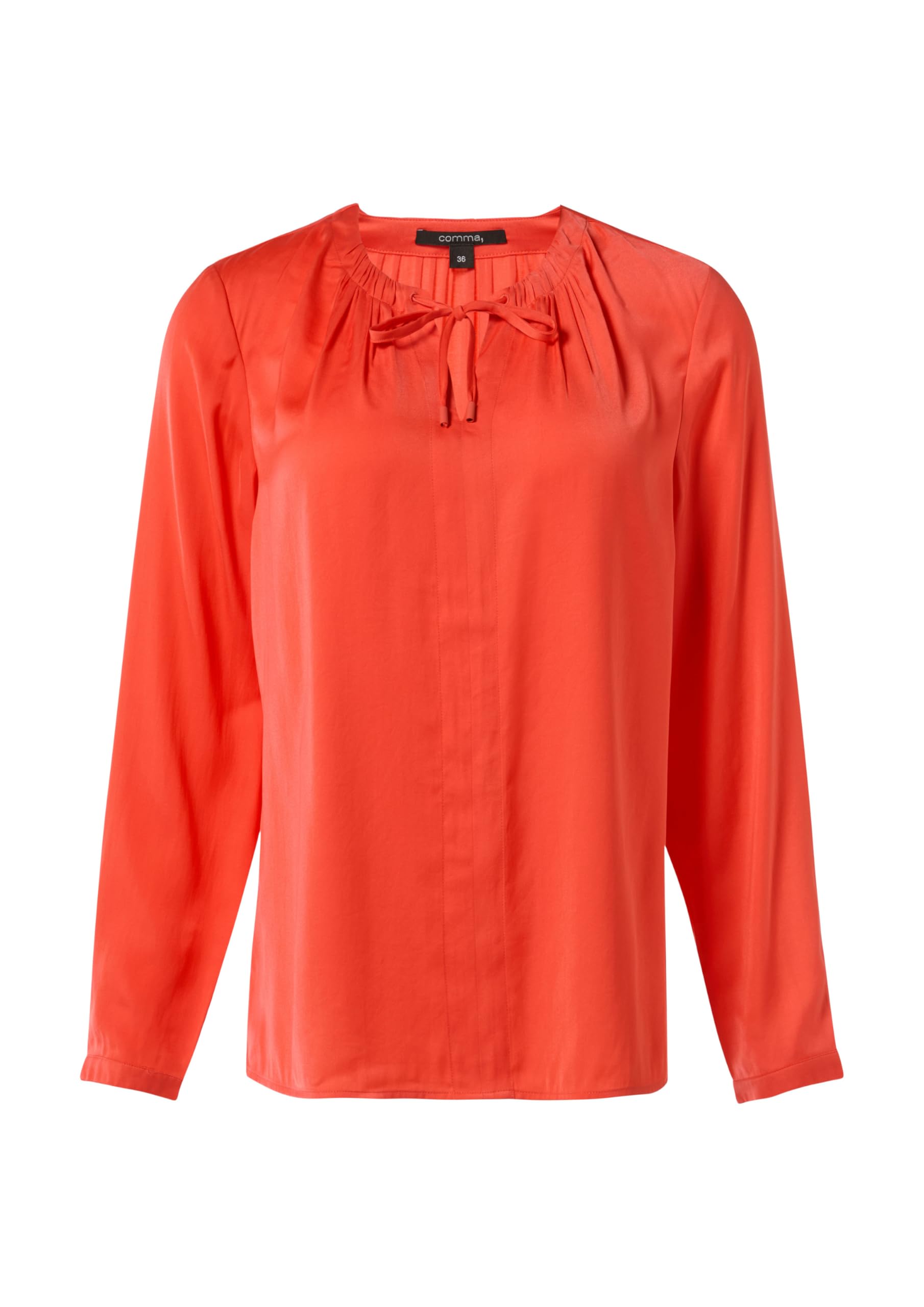 comma-tunikabluse-satin-relaxed-fit-koralle image 4