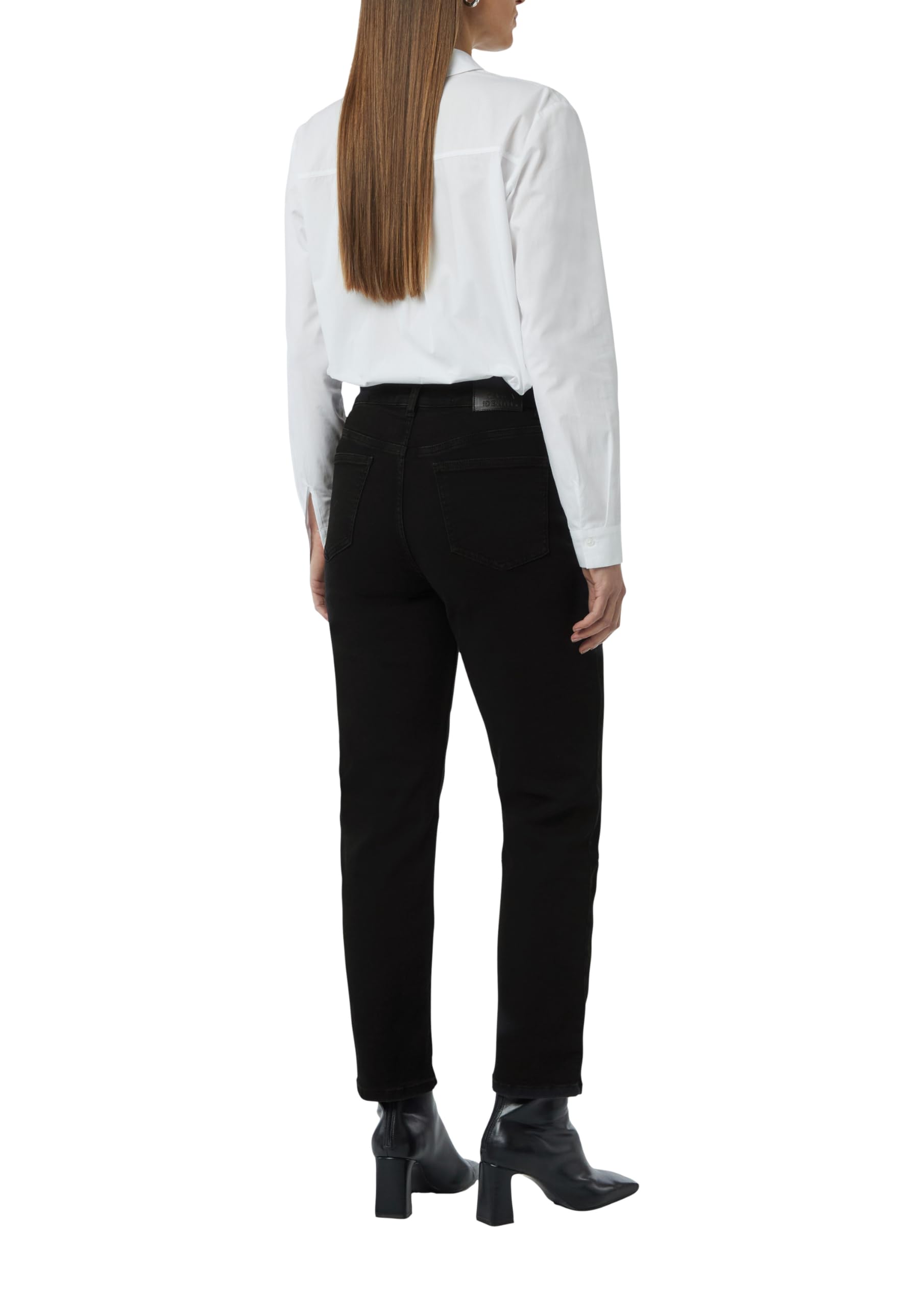 comma-jeans-ankle-jeans-flared-leg-schwarz image 2