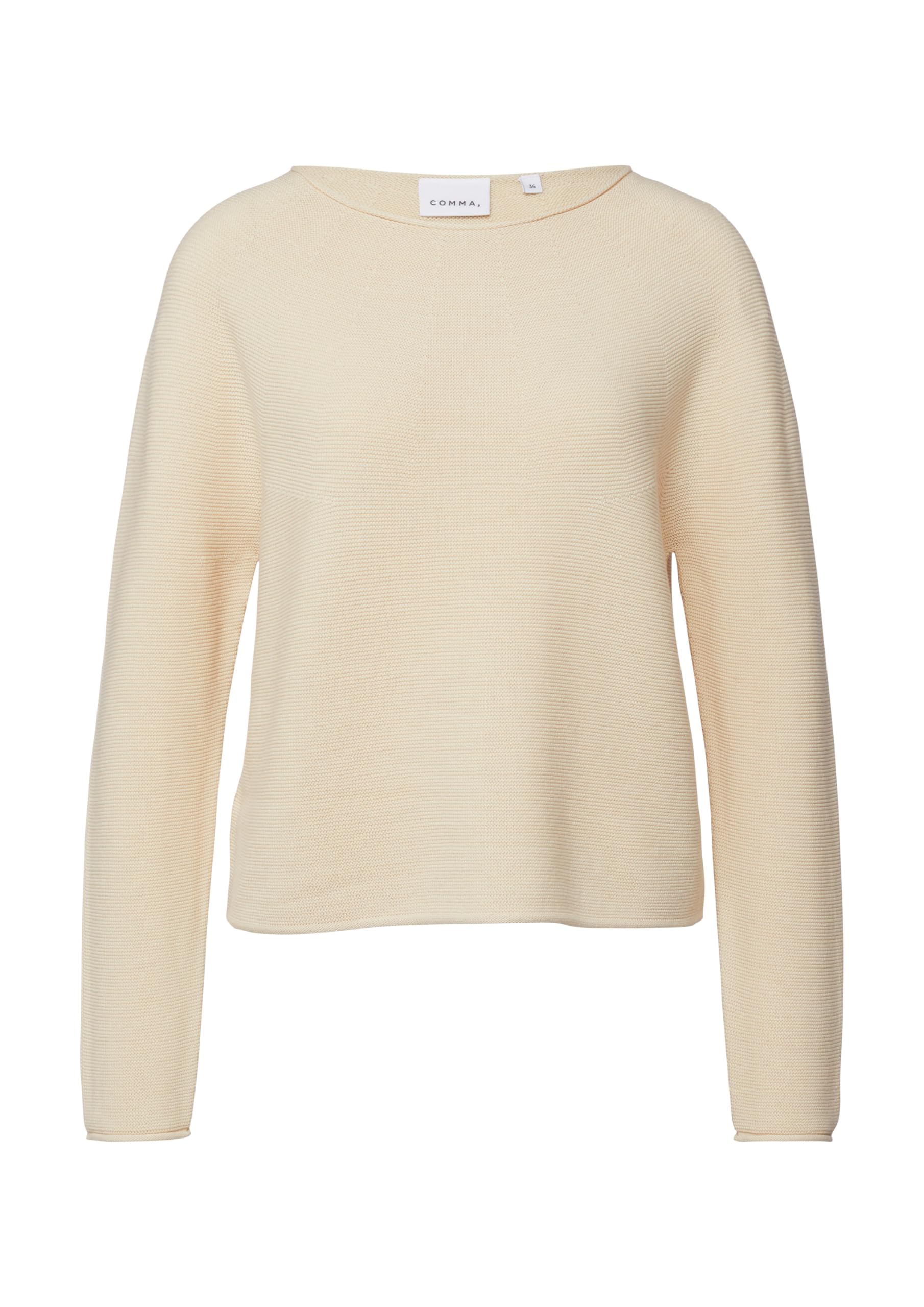 comma-strickpullover-struktur-rollsaum-gr-46-basic image 4