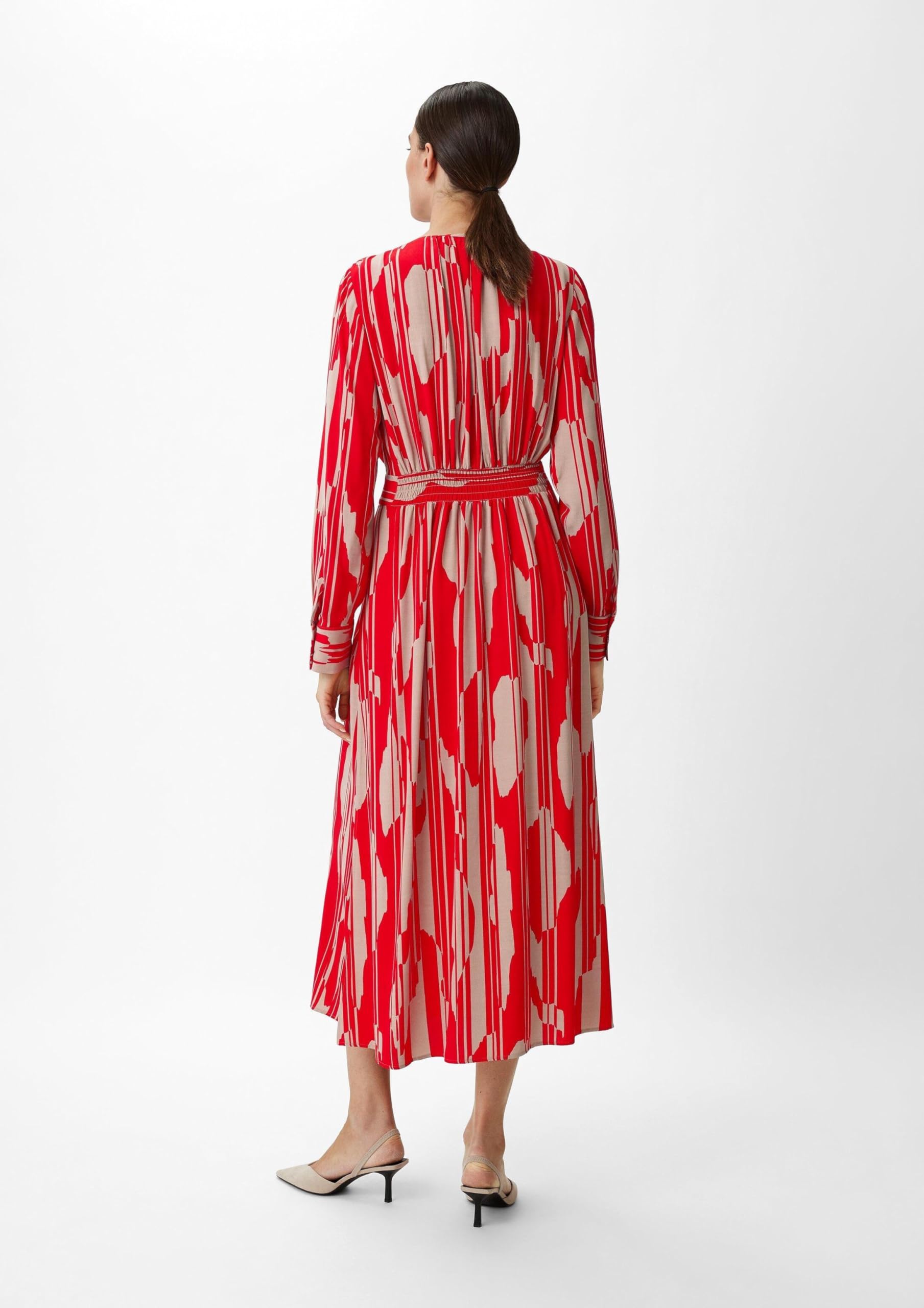 comma-maxikleid-viskose-cr-pe-allover-print-g-rtel image 7