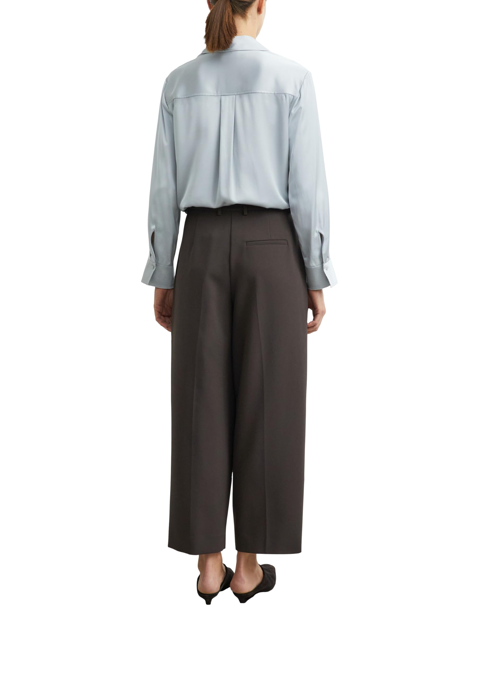 comma-hose-wide-leg-nadelstreifen-damen-braun-g-rtel image 2