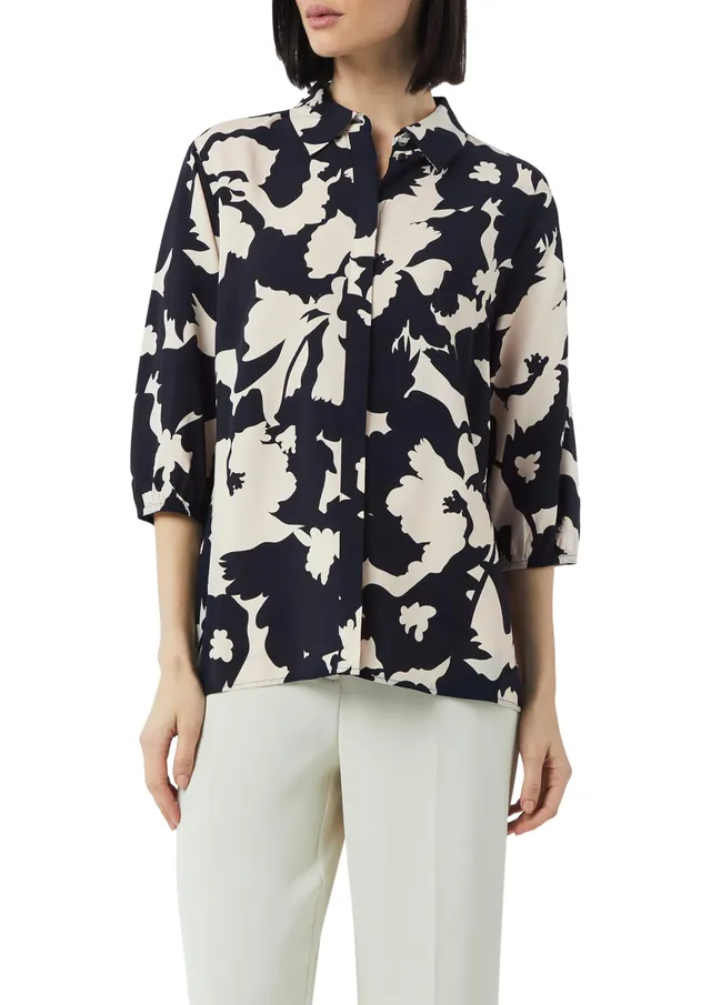 comma-bluse-2163901-3-4-arm-gr-e-38-blusenshirt image 1