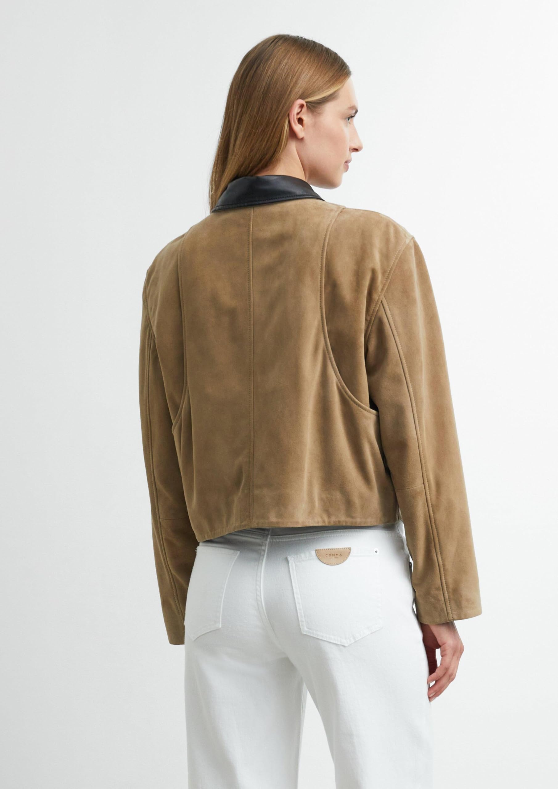 comma-jackets-veloursleder-jacke-gr-38-relaxed-fit image 7
