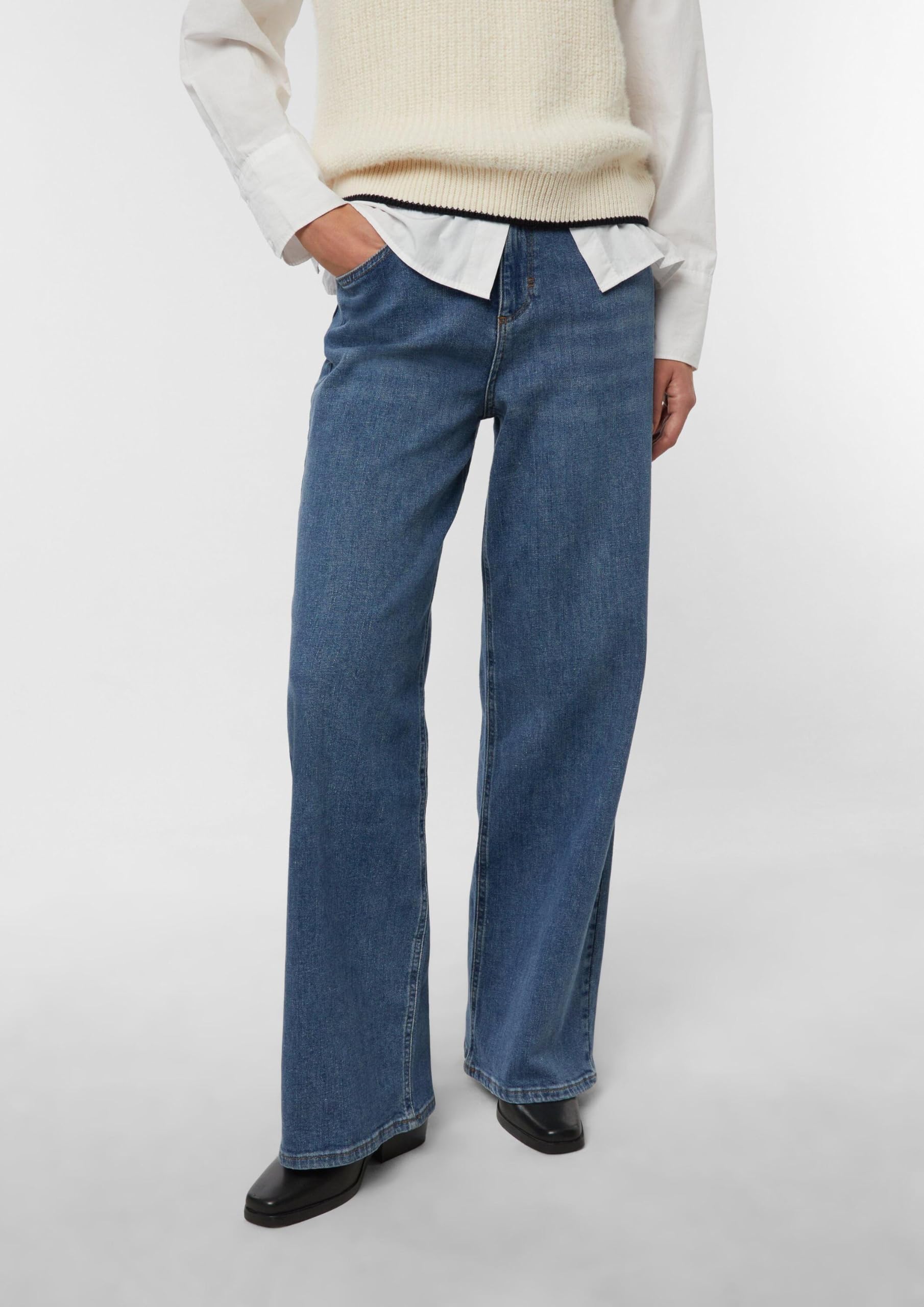 comma-jeans-elastische-wide-leg-jeans-gr-e-42 image 5