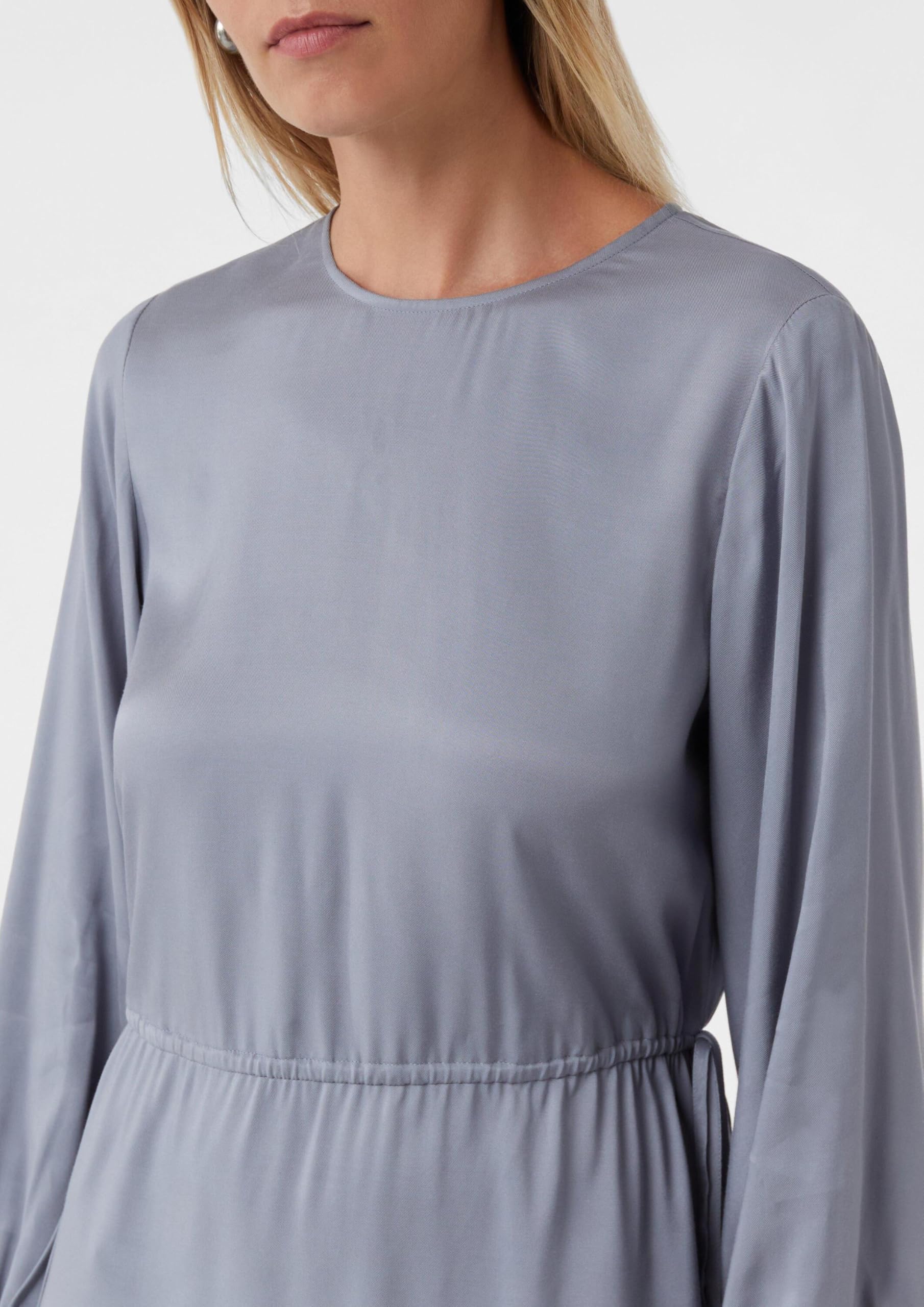 comma-viskosekleid-kurz-gr-e-44-mit-bindeband image 4