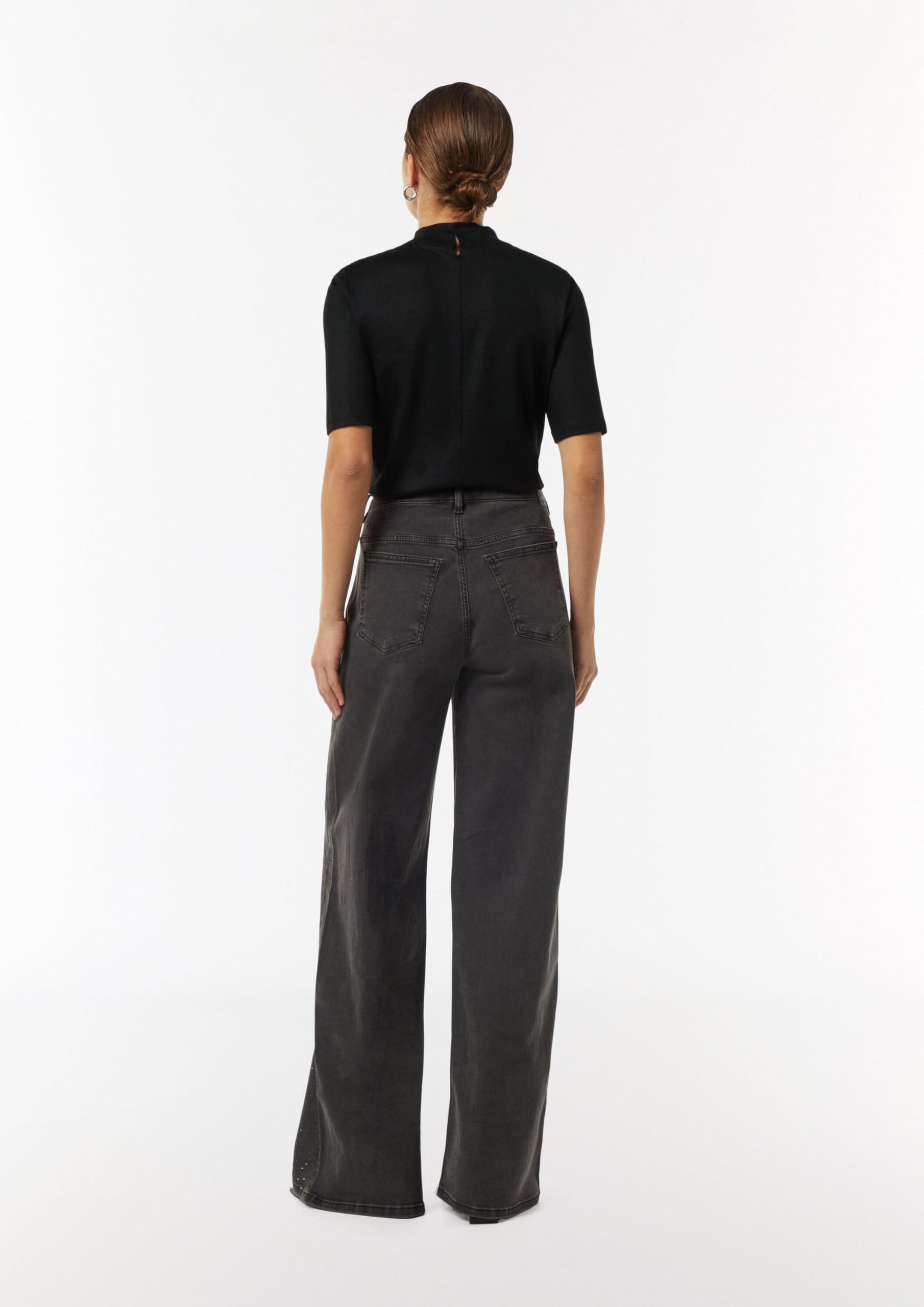 comma-t-shirt-damen-modalmix-stehkragen image 7