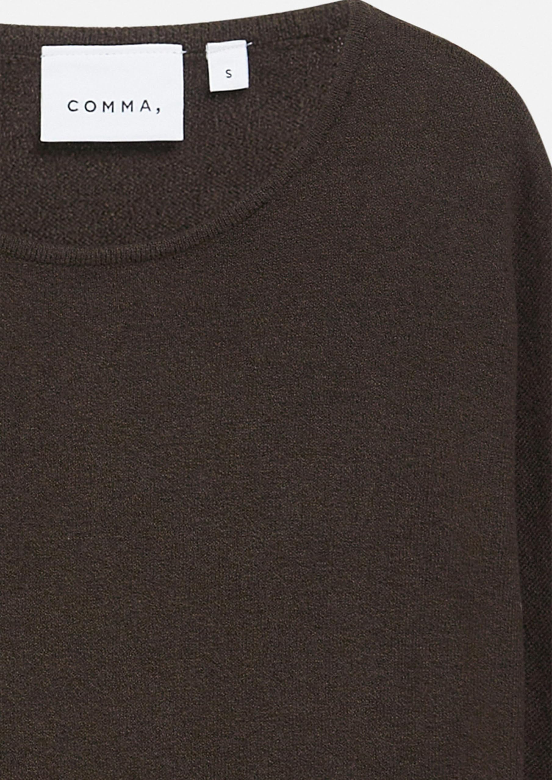 comma-strickpullover-damen-dunkelbraun-relaxed-fit-u-boot image 6