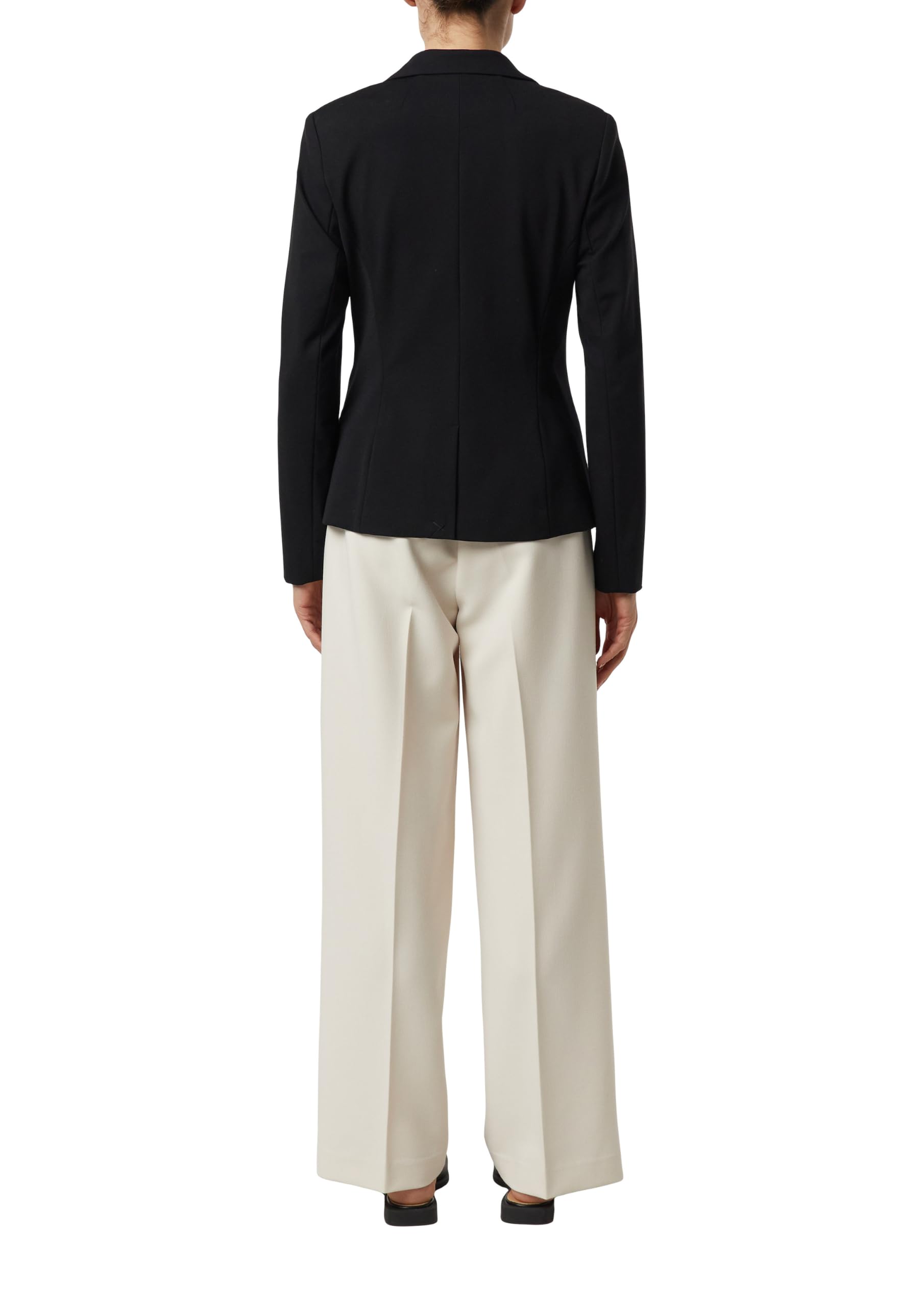 comma-blazer-tailliert-jersey-navy-business image 2
