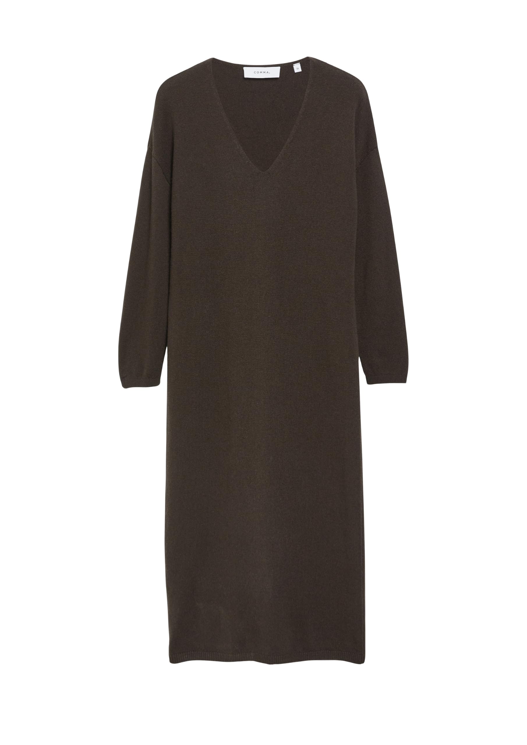 comma-dresses-midi-strickkleid-2184660-v-ausschnitt-gr-42 image 4