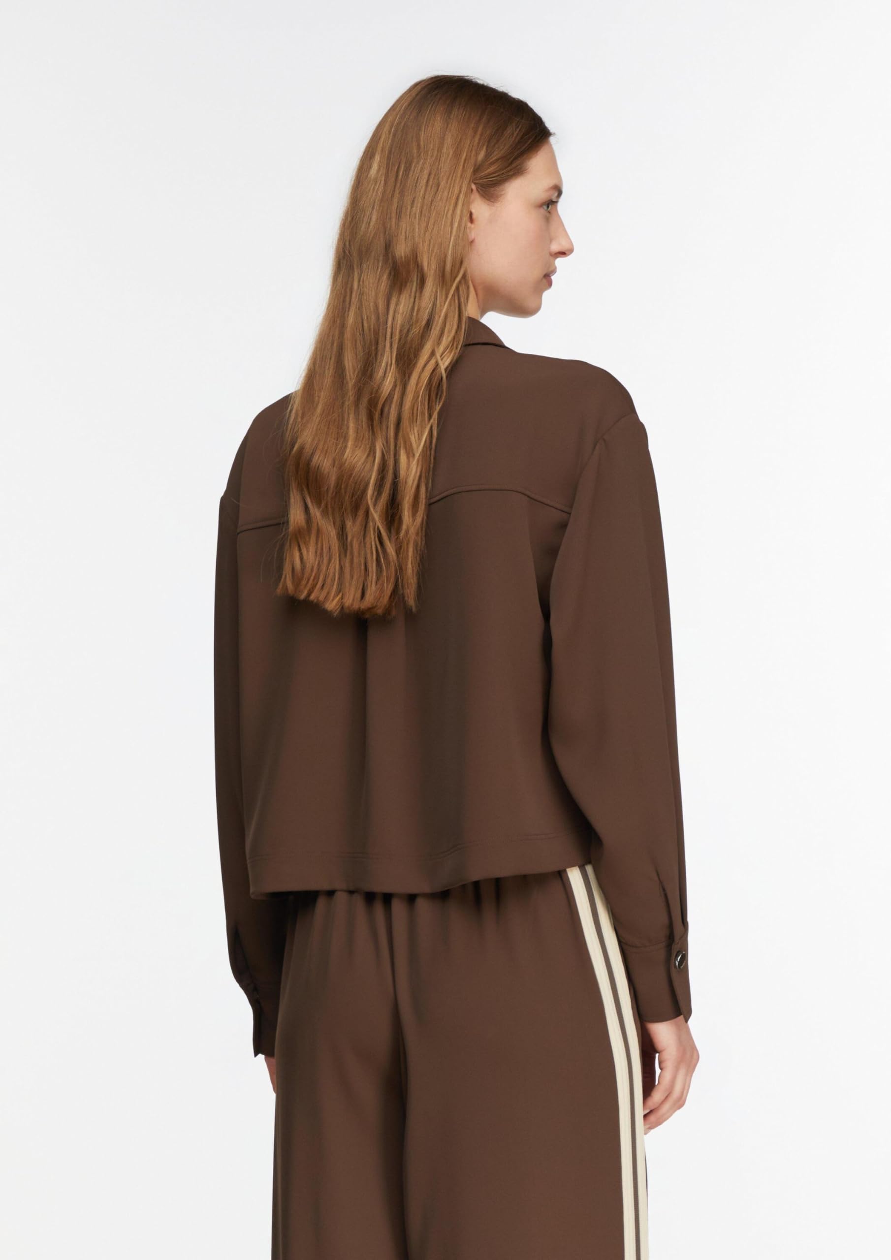 comma-bluse-hemdkragen-brusttaschen-creme image 7