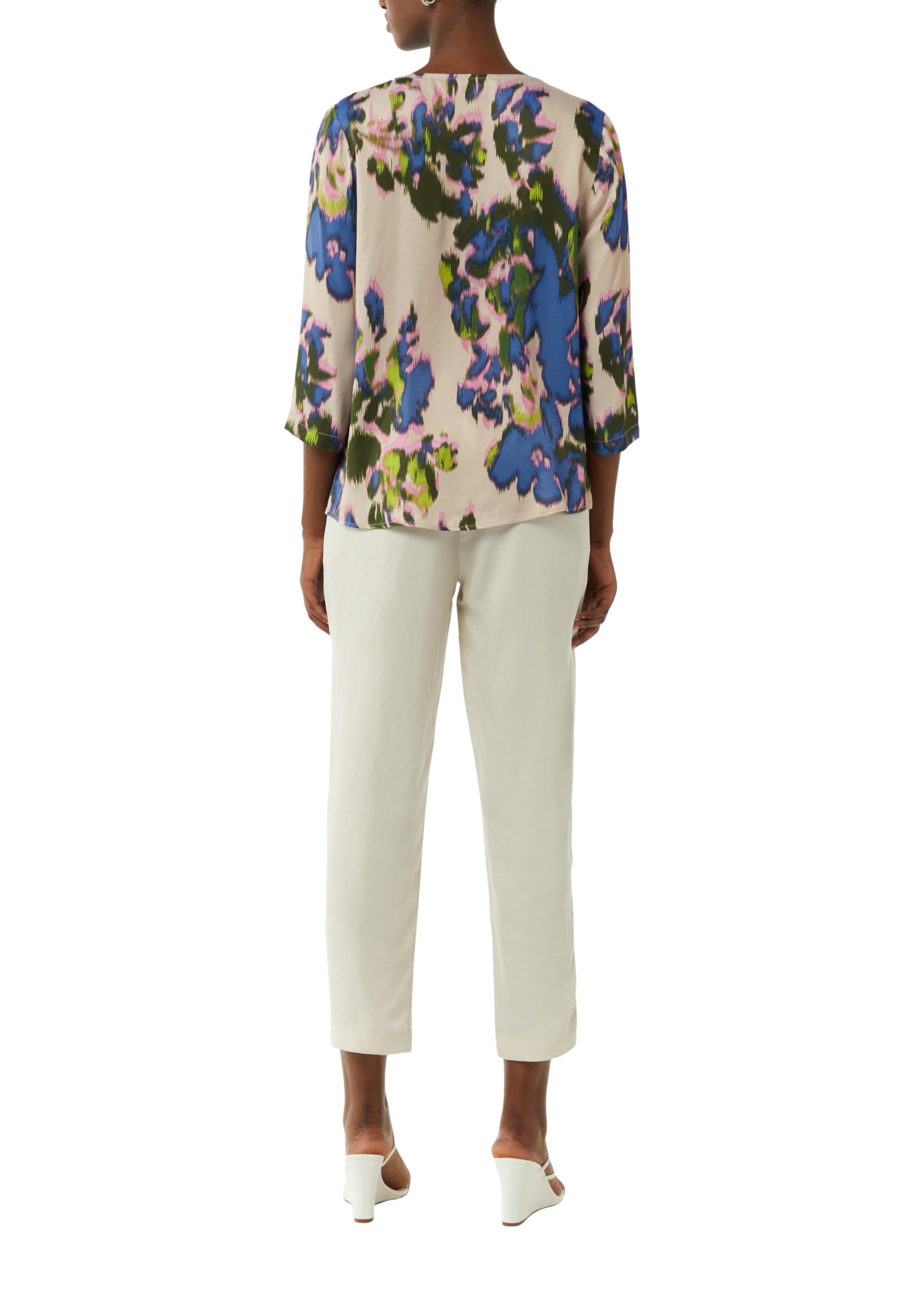 comma-blouses-satin-bluse-mit-all-over-print image 2