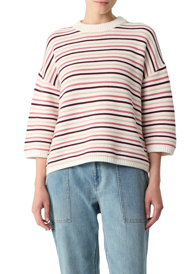 comma-knitwear-gestreifter-strickpullover-xs-relaxed-fit image 1