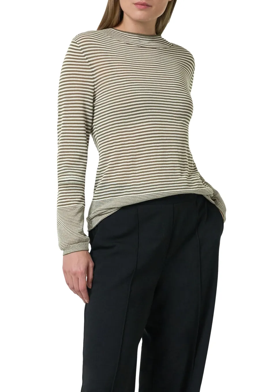 comma-strickpullover-damen-hell-olivgr-n-gr-36-transparent image 1