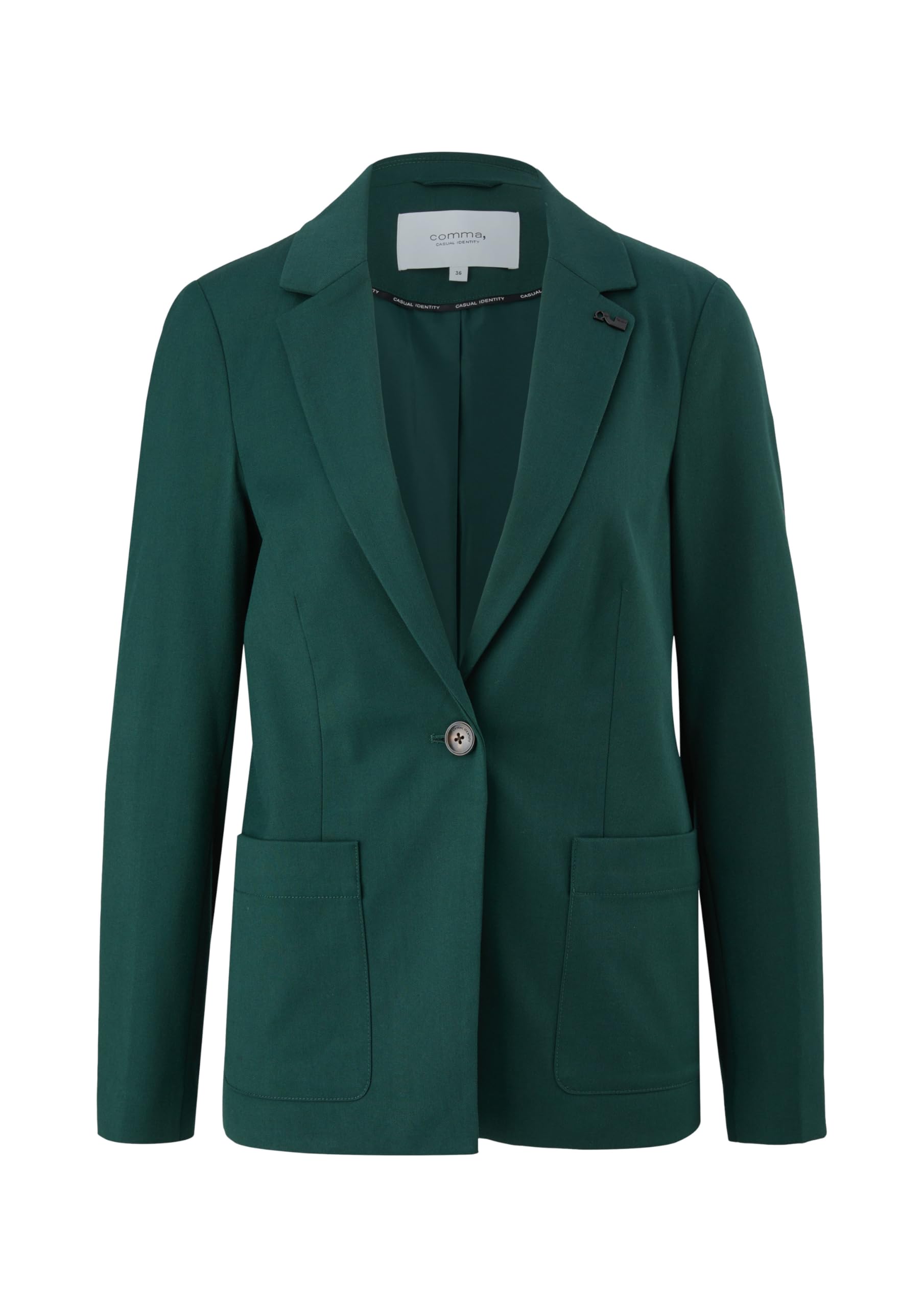 comma-taillierter-blazer-twill-stretch-damen image 3