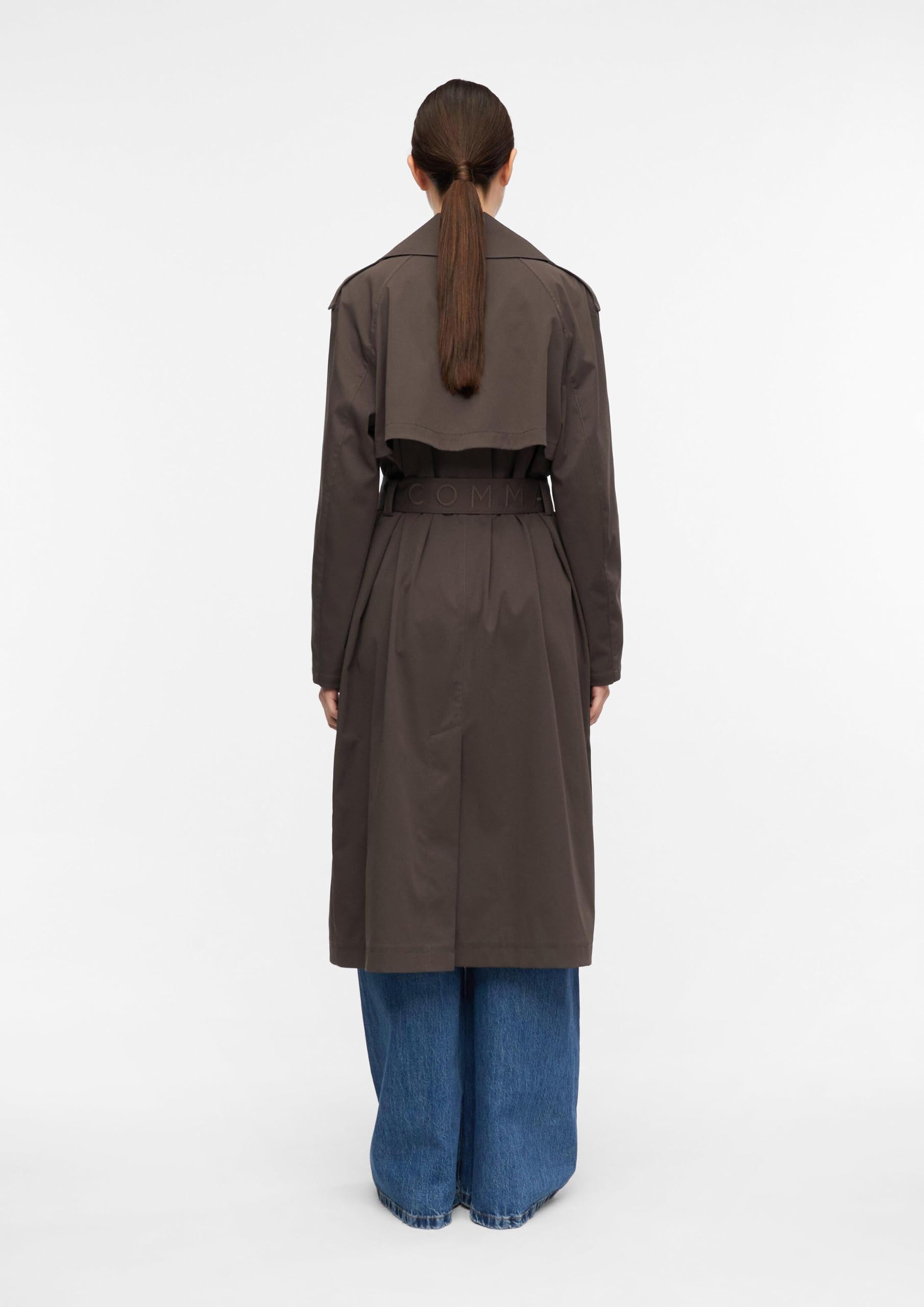 comma-trenchcoat-relaxed-fit-mantel-damen-bindeg-rtel-twill image 7