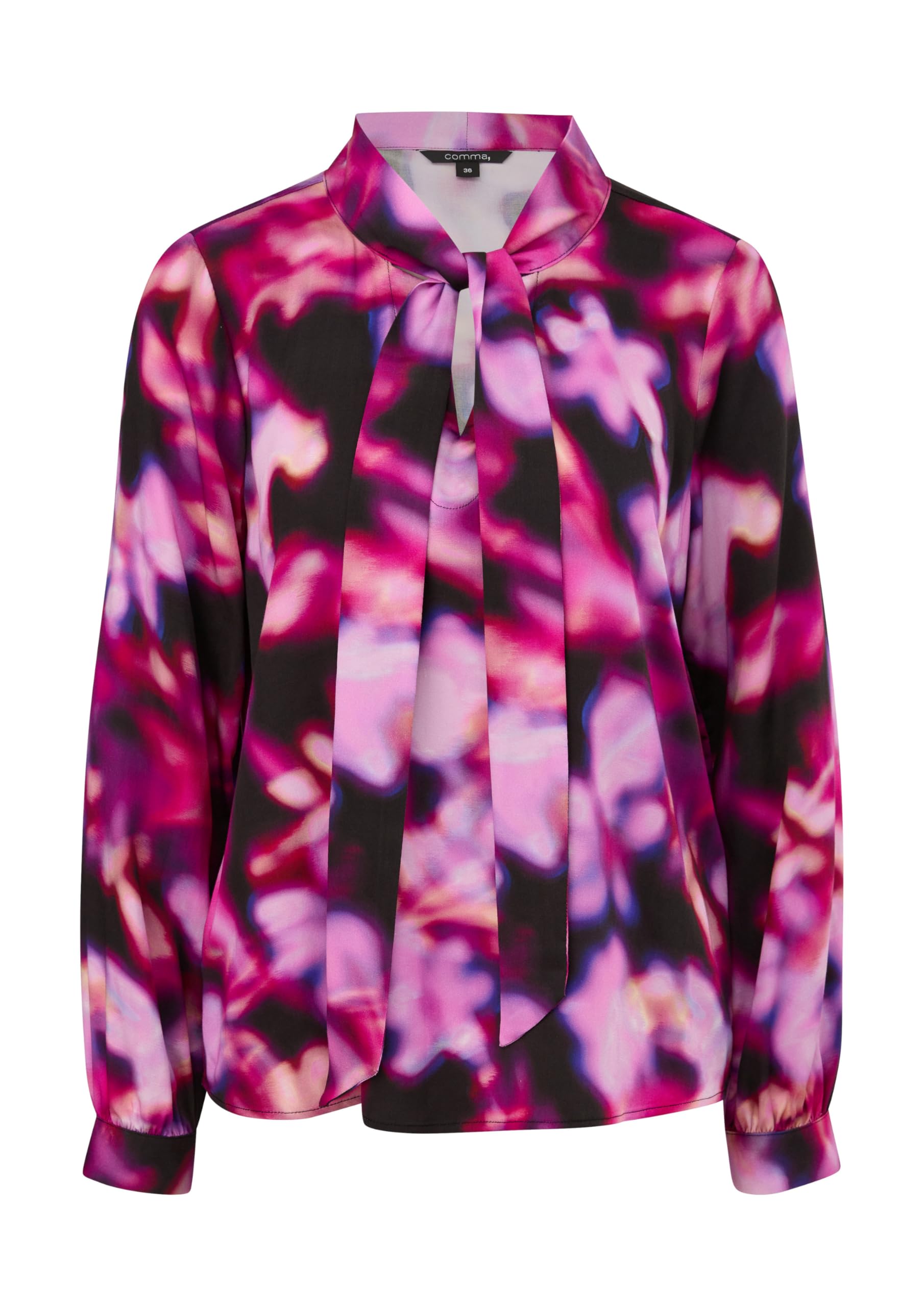 comma-schluppenbluse-bluse-mit-allover-muster-gr-e-38 image 3