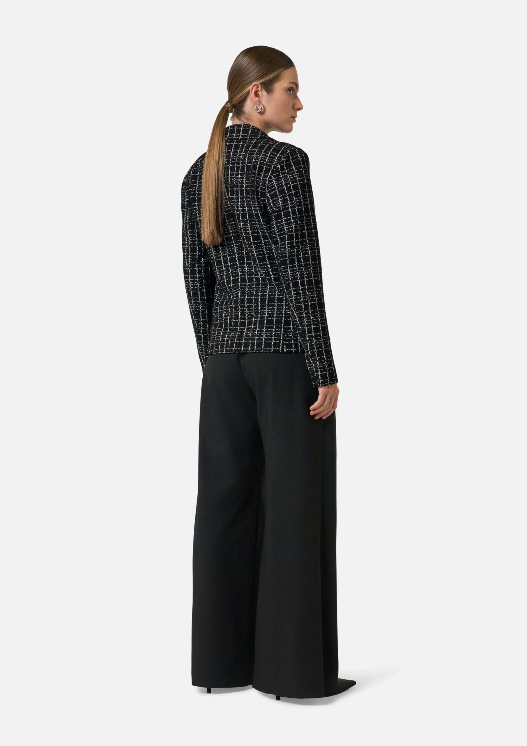 comma-blazer-2158129-gr-e-38-schwarz-kariert-boucle image 7