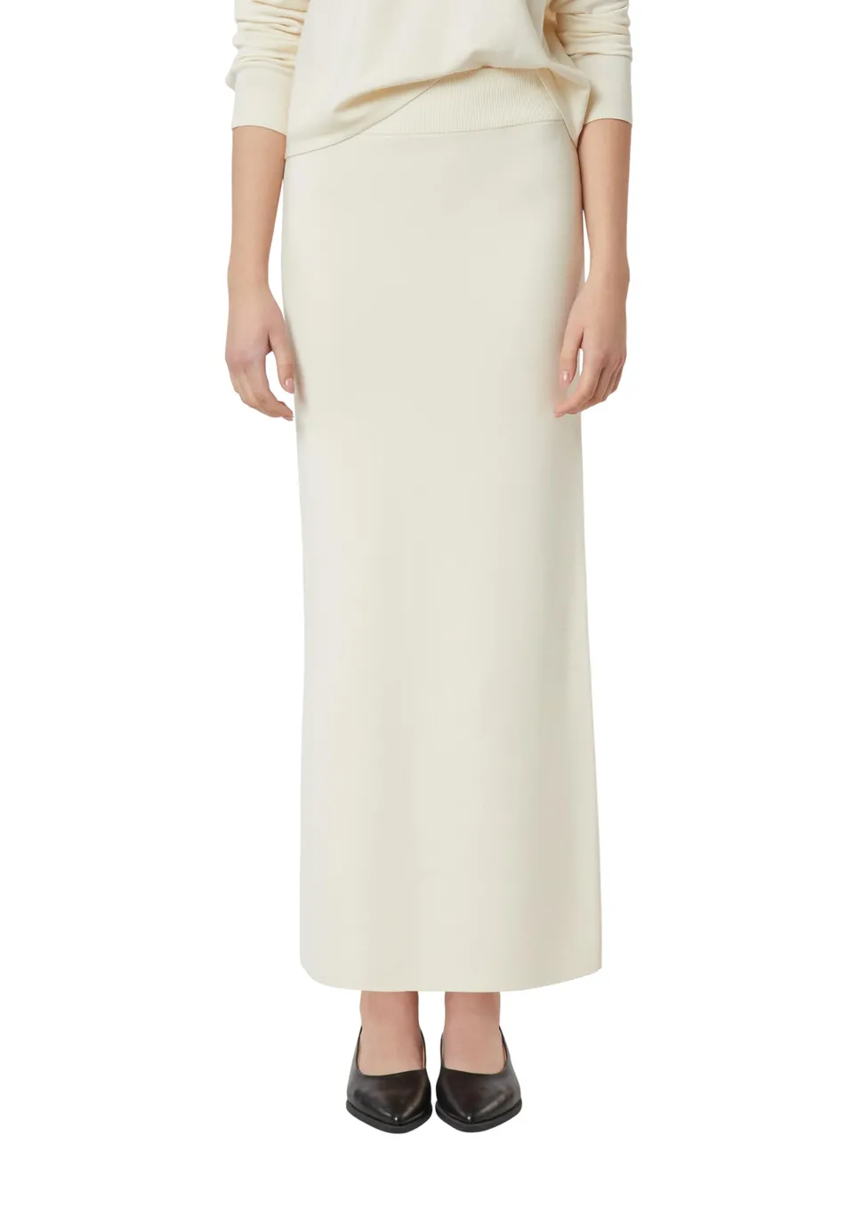 comma-feinstrickrock-shaped-fit-damen-38-lang-viskose image 1